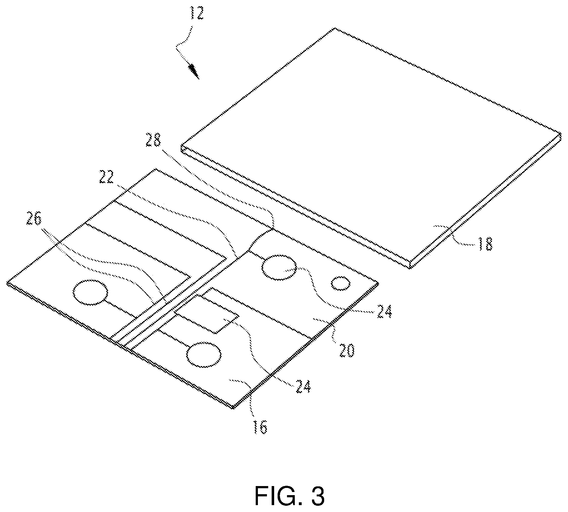 Patent US12617321 Figure 3 – Vehicle seat support element suspension membrane