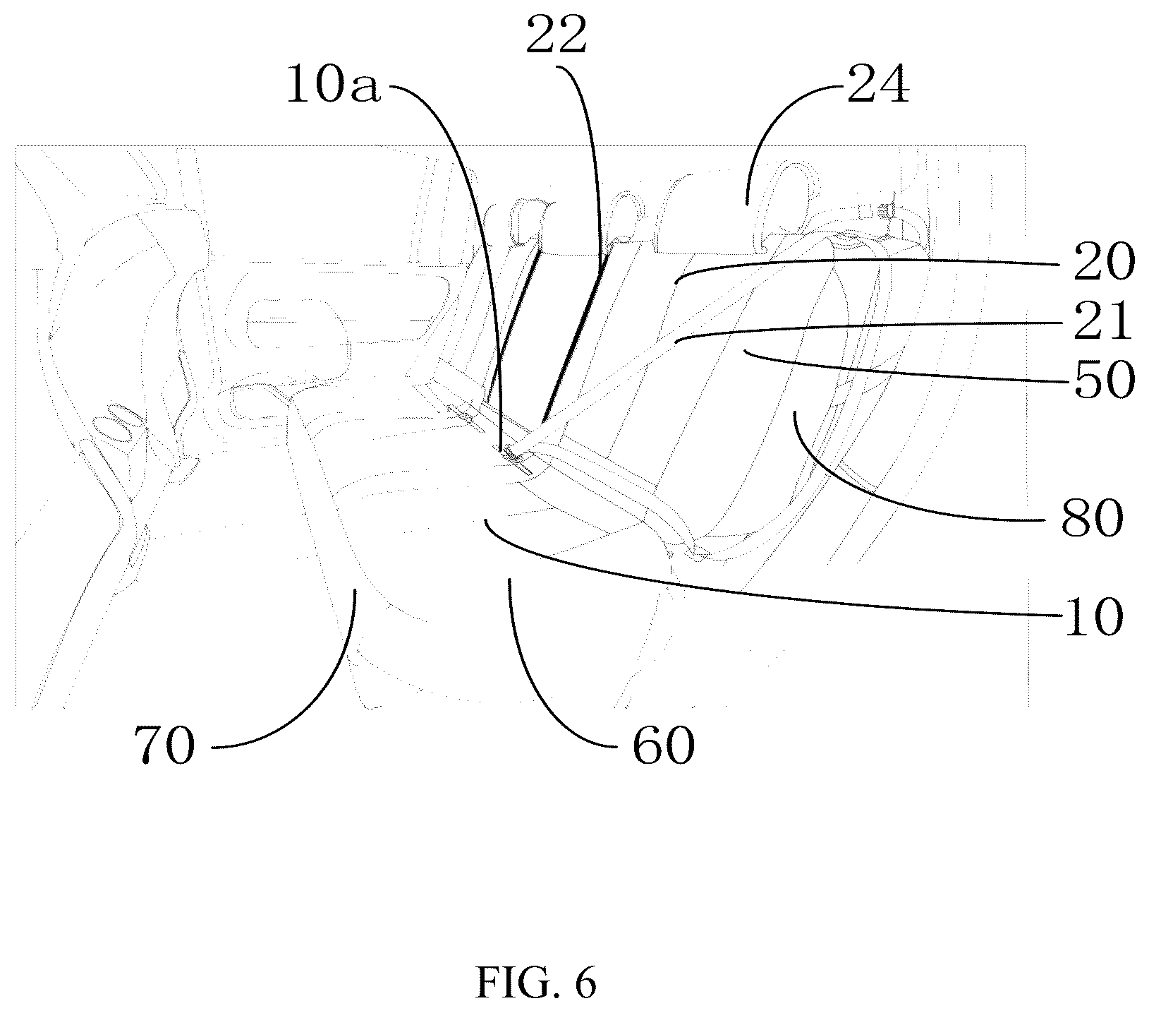 Patent US12617322 Figure 6 – Protective cover for automobile rear seat