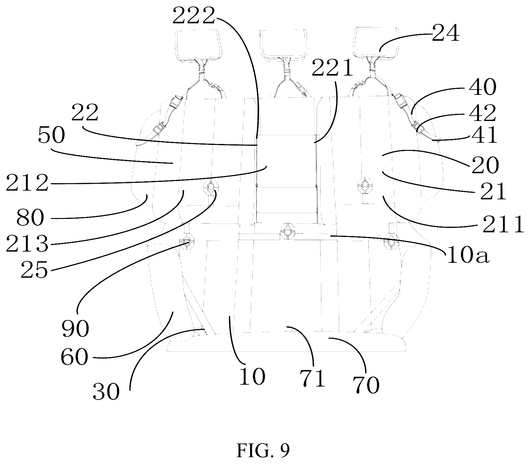 Patent US12617322 Figure 9 – Protective cover for automobile rear seat