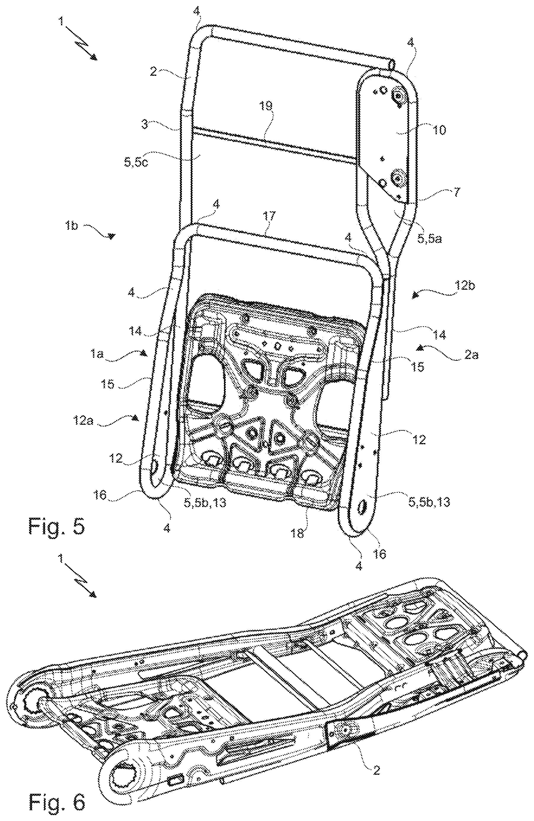 Patent US12617323 Figure 3 – Backrest element for a vehicle seat