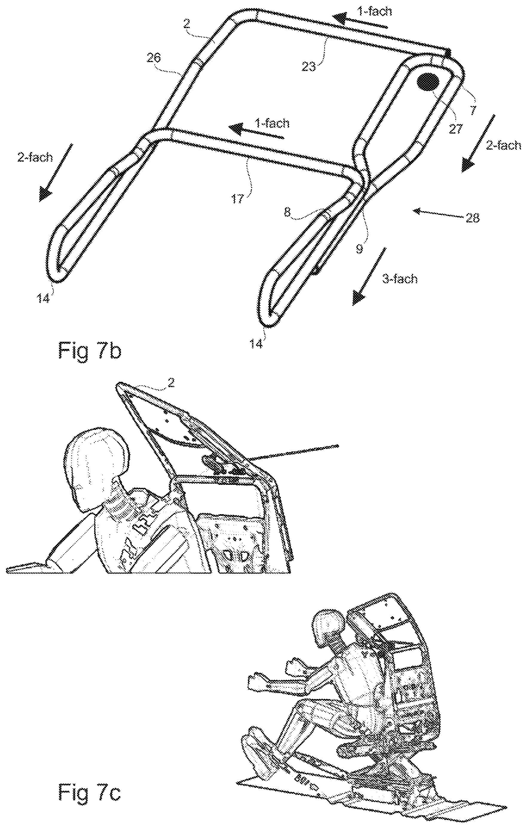 Patent US12617323 Figure 5 – Backrest element for a vehicle seat