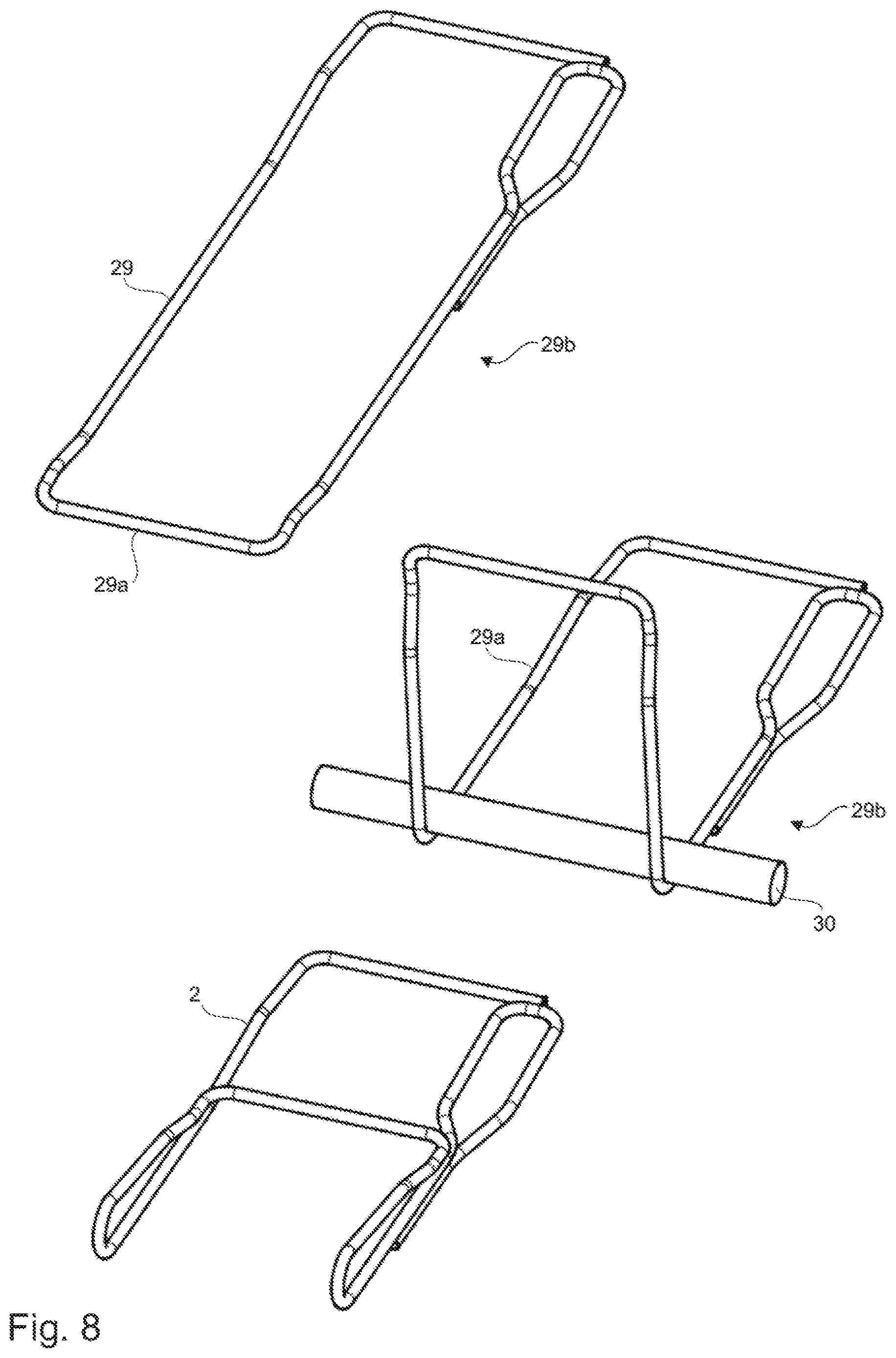 Patent US12617323 Figure 6 – Backrest element for a vehicle seat