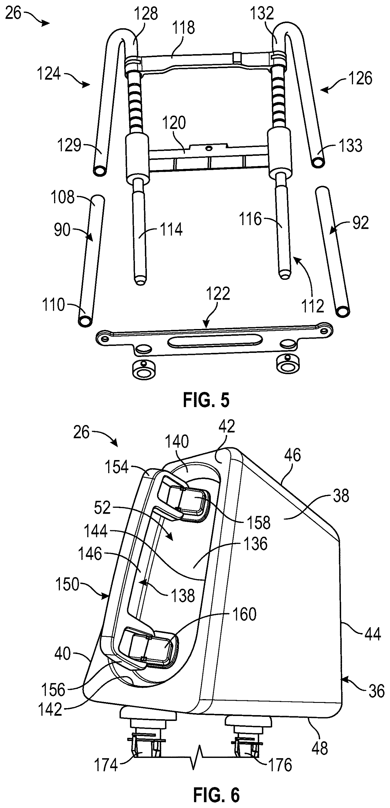 Patent US12617326 Figure 3 – Vehicle seat component including integrated assist handle