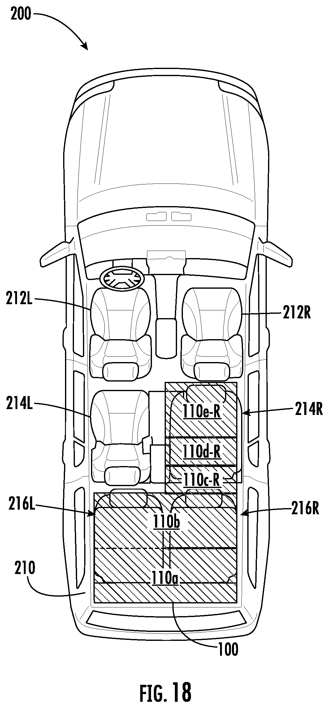 Patent US12617327 Figure 18 – Configurable cargo support structure and method of use