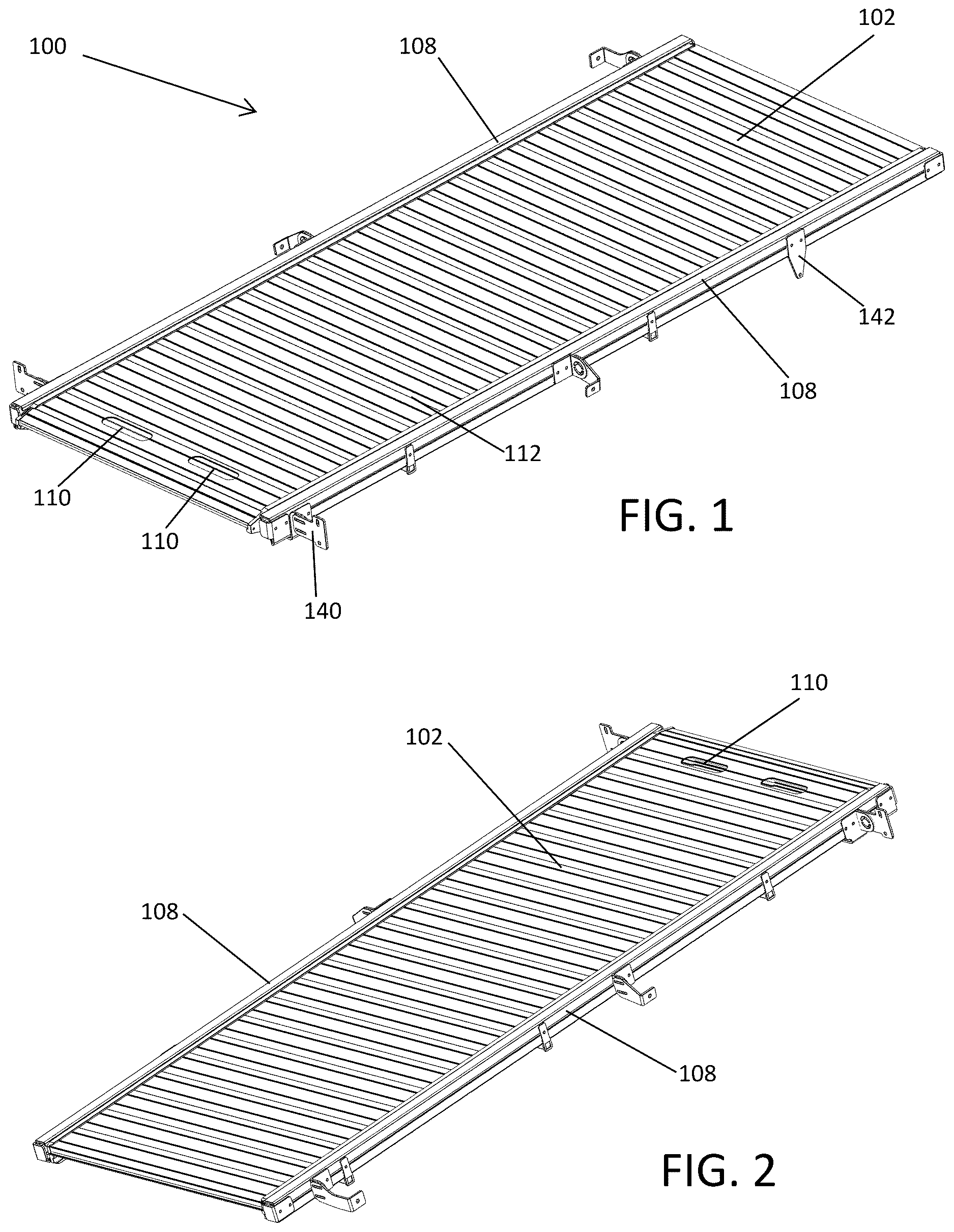 Patent US12617328 Figure 1 – Loading ramp for utility vans