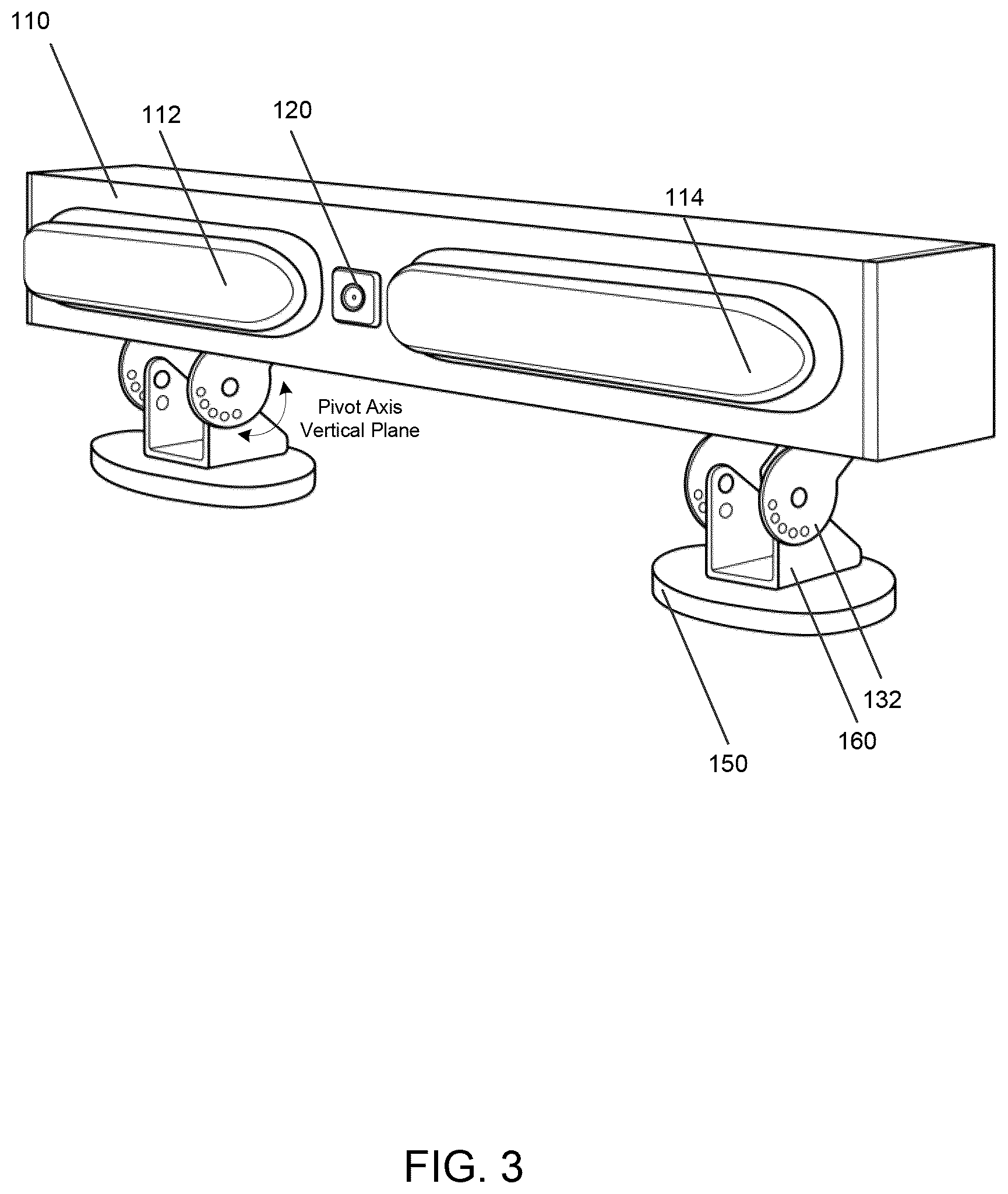 Patent US12617336 Figure 3 – Tow light bracket configuration