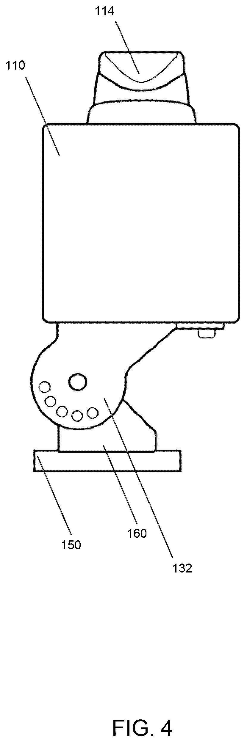 Patent US12617336 Figure 4 – Tow light bracket configuration