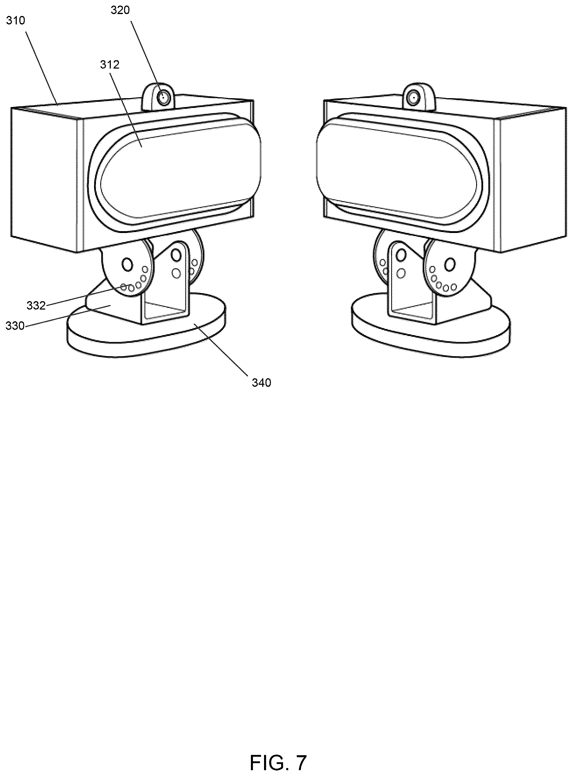Patent US12617336 Figure 7 – Tow light bracket configuration