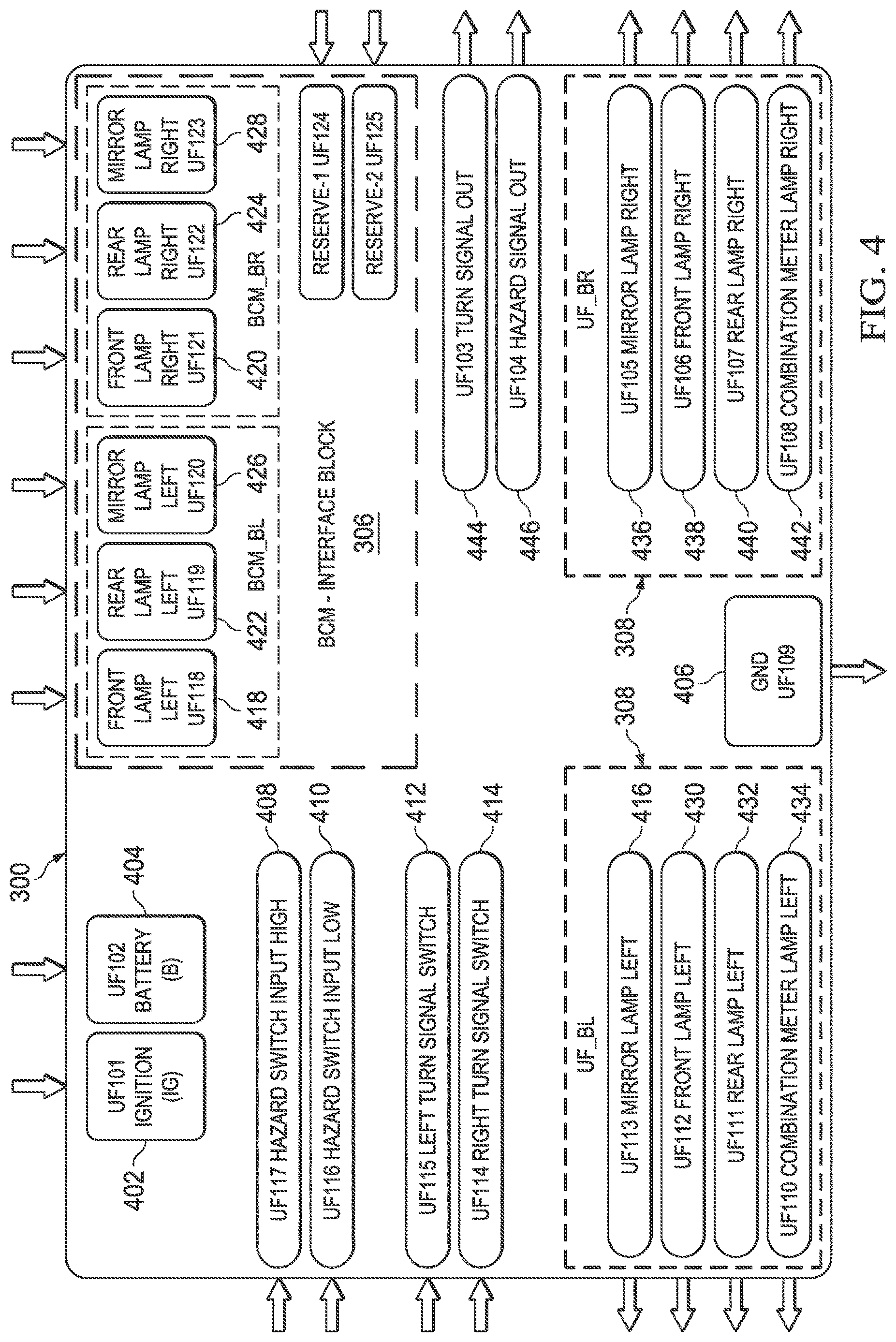 Patent US12617337 Figure 4 – Remote vehicle hazard and communication beacon