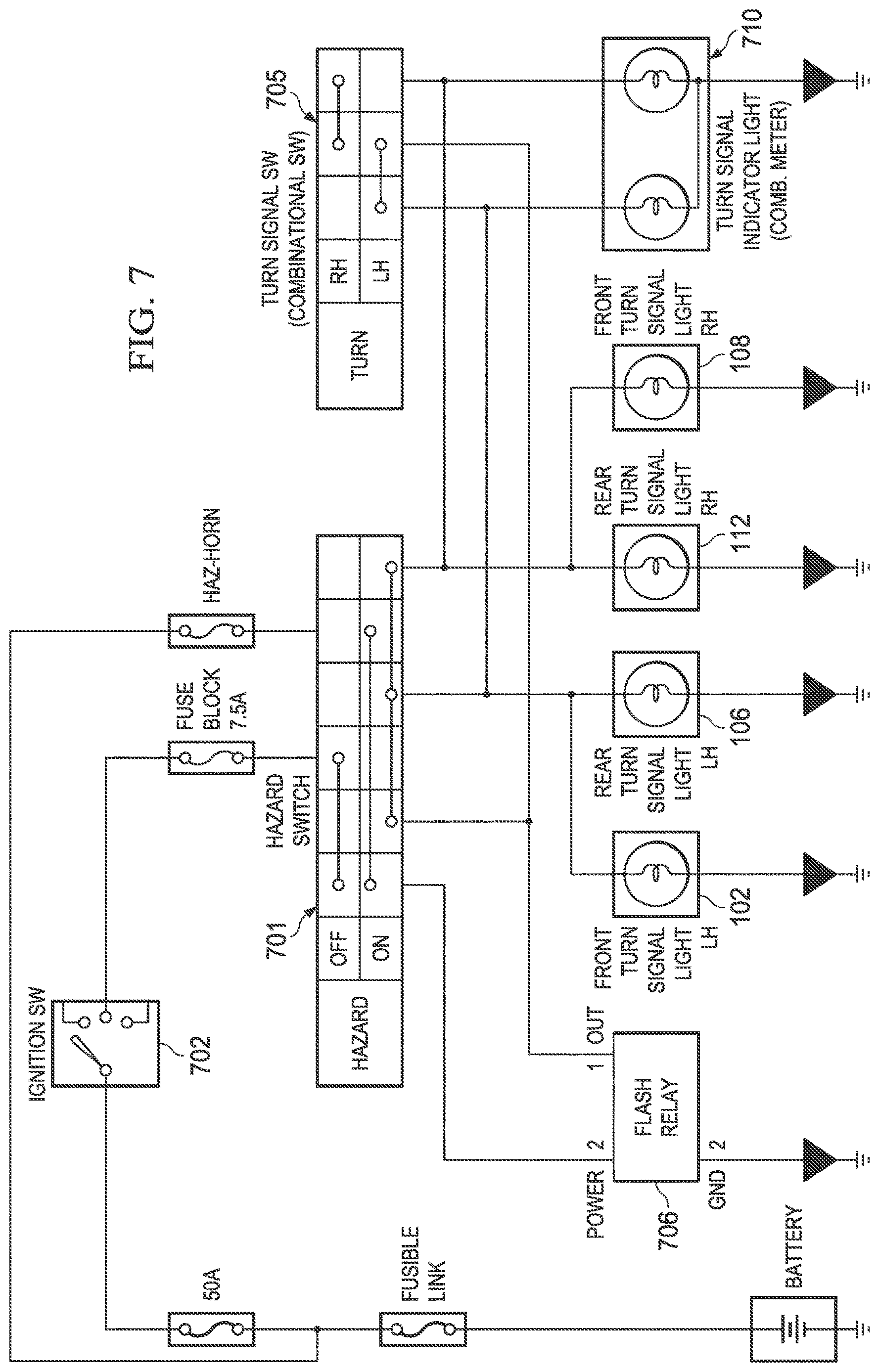 Patent US12617337 Figure 8 – Remote vehicle hazard and communication beacon