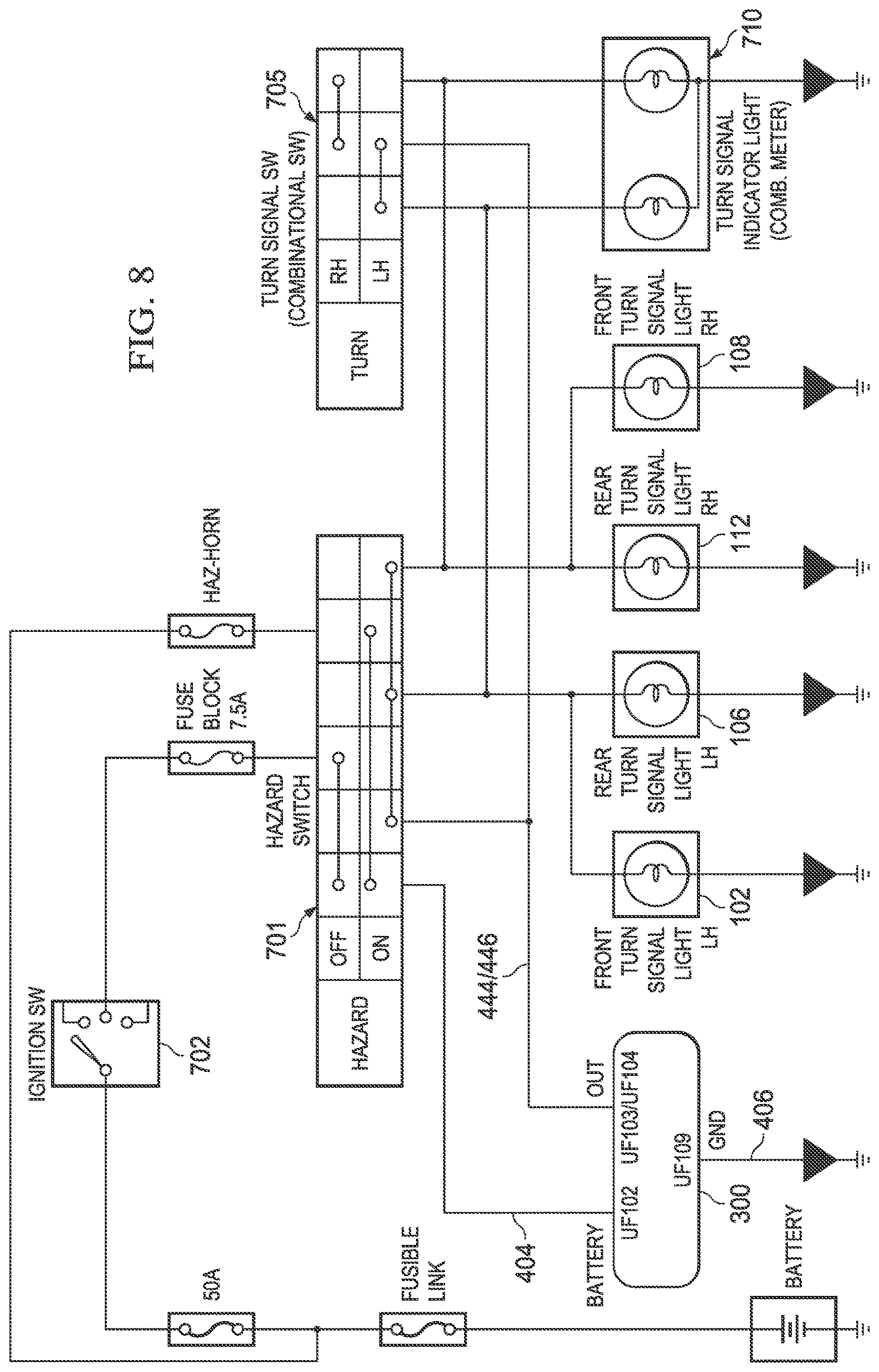 Patent US12617337 Figure 9 – Remote vehicle hazard and communication beacon