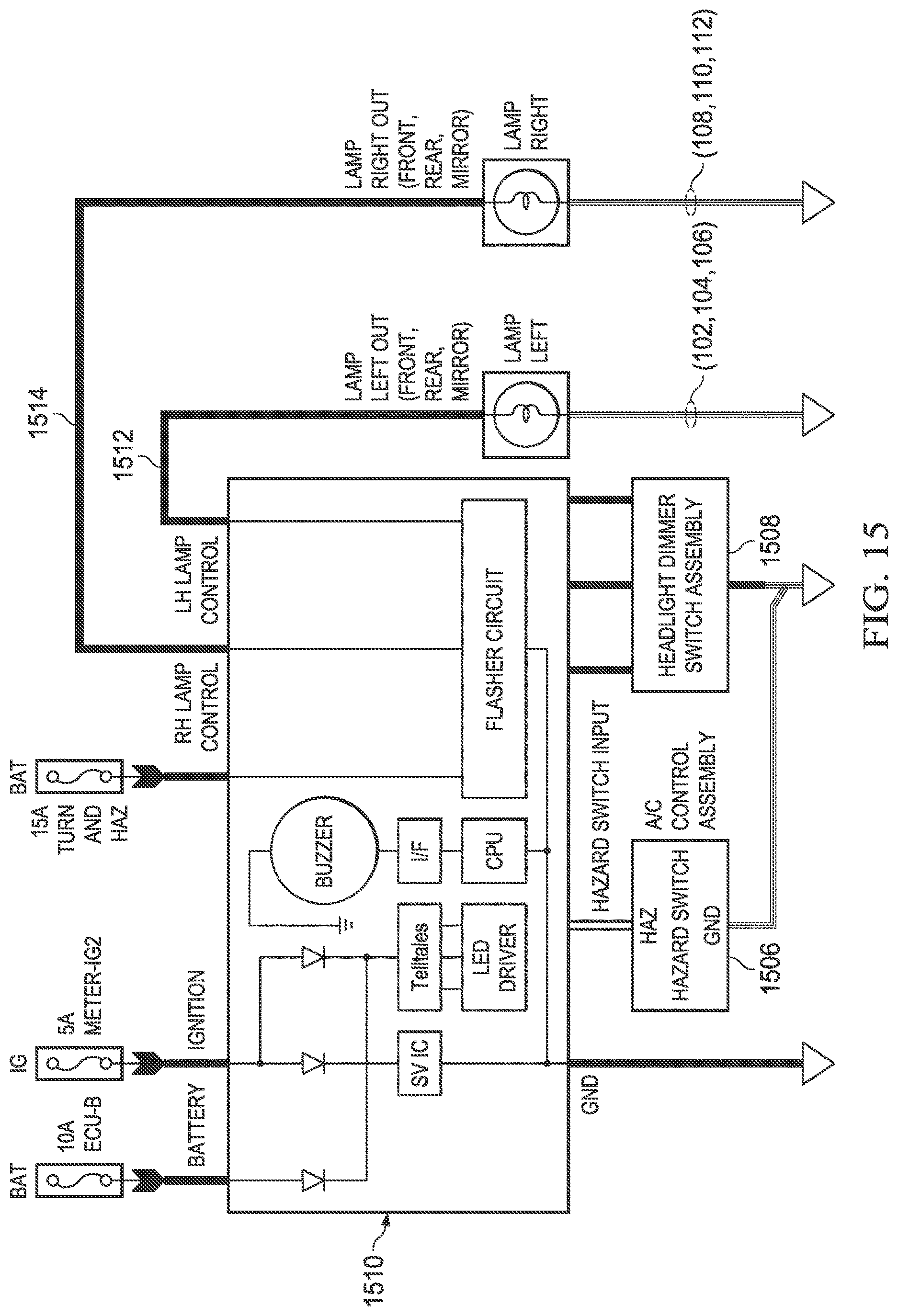 Patent US12617337 Figure 16 – Remote vehicle hazard and communication beacon