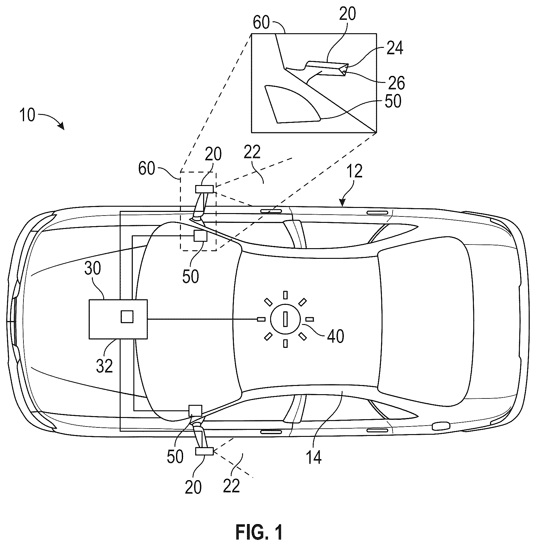 Patent US12617342 Figure 1 – Multi camera image display