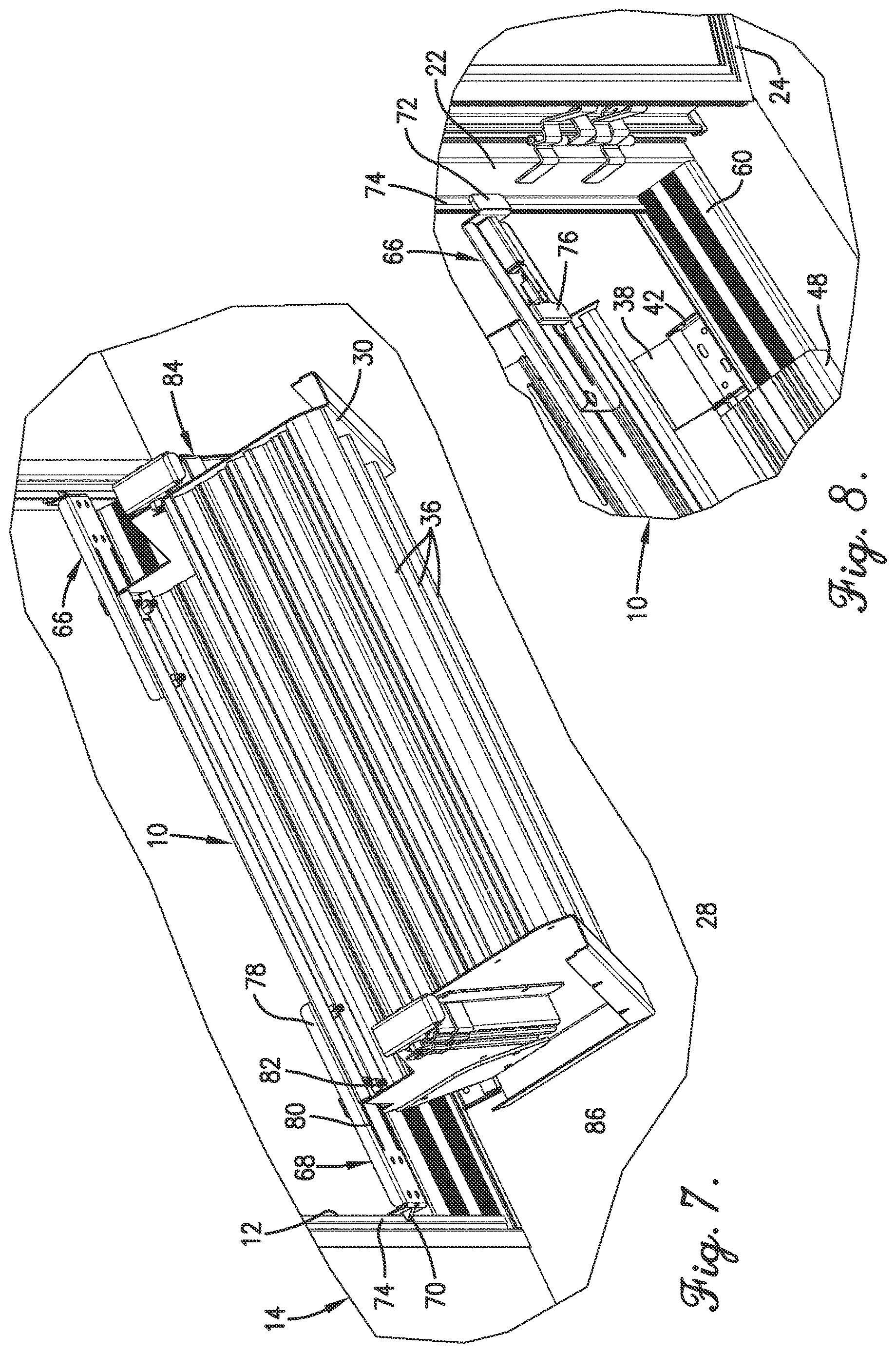 Patent US12617343 Figure 7 – Retractable stairs for a recreational vehicle