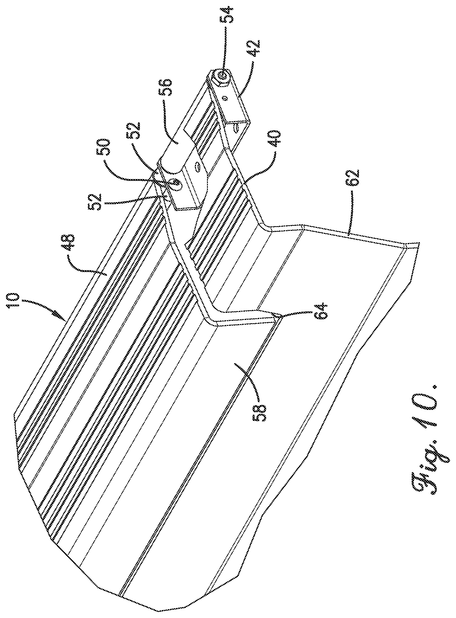Patent US12617343 Figure 9 – Retractable stairs for a recreational vehicle