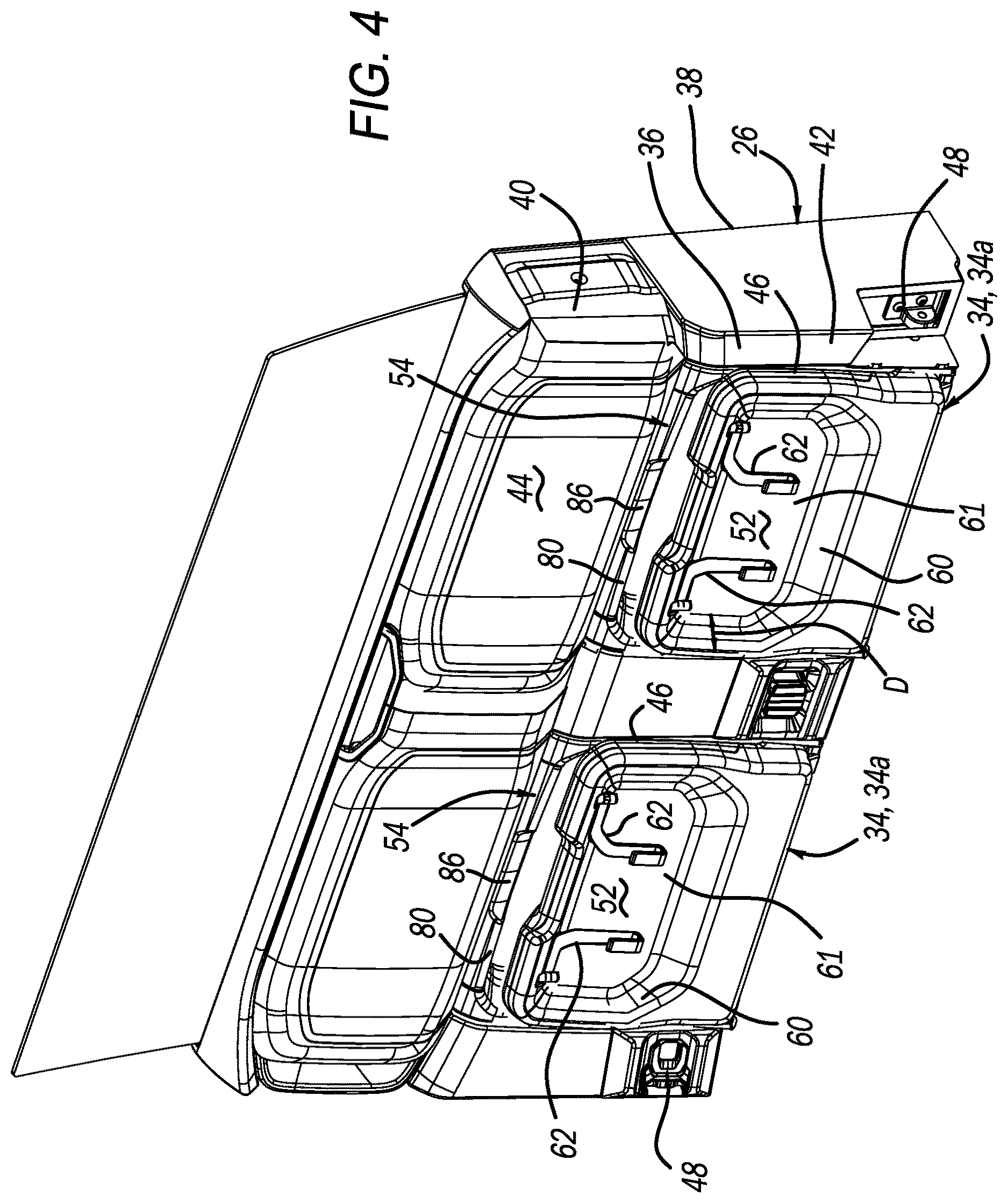 Patent US12617344 Figure 3 – Vehicle removable jump seat
