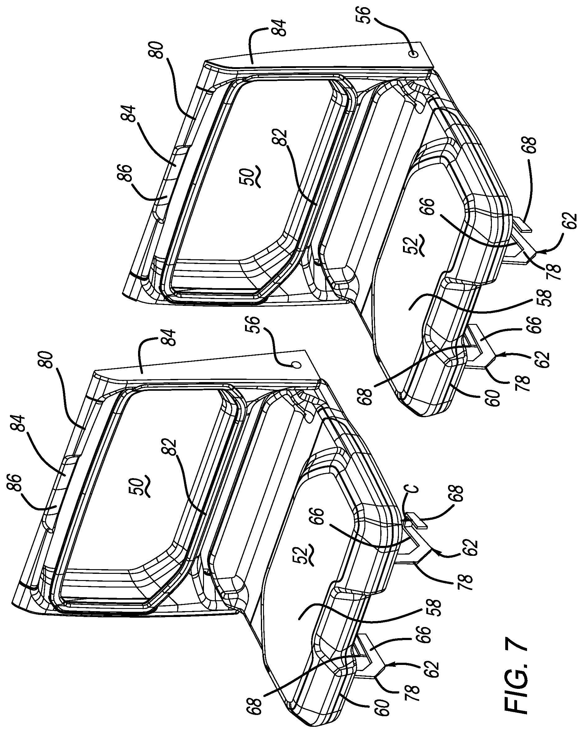 Patent US12617344 Figure 6 – Vehicle removable jump seat