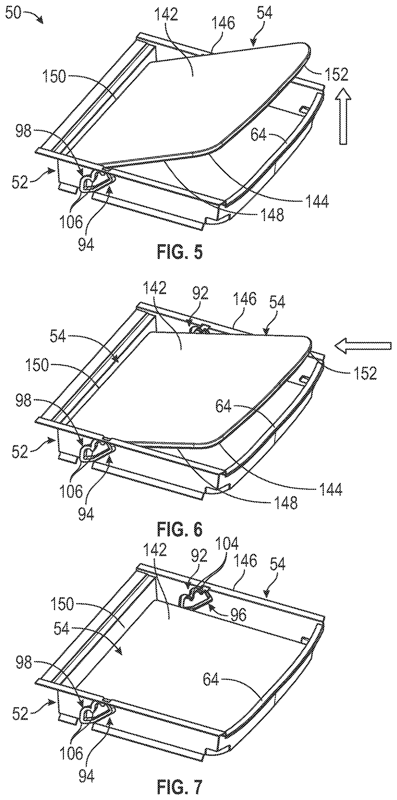 Patent US12617347 Figure 5 – Adjustable load floor system for a vehicle