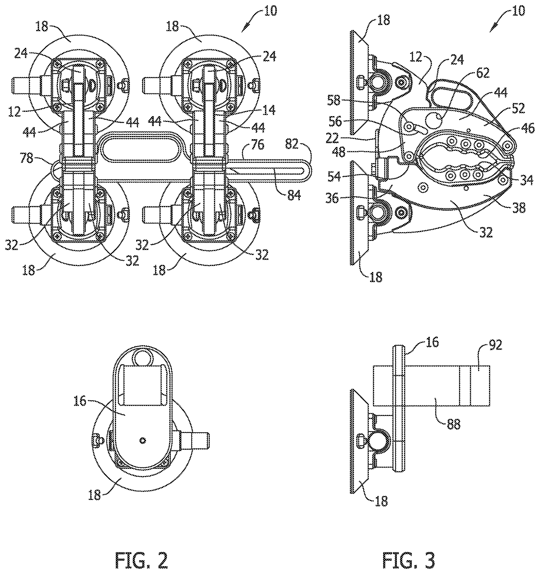 Patent US12617349 Figure 2 – Transport rack assembly