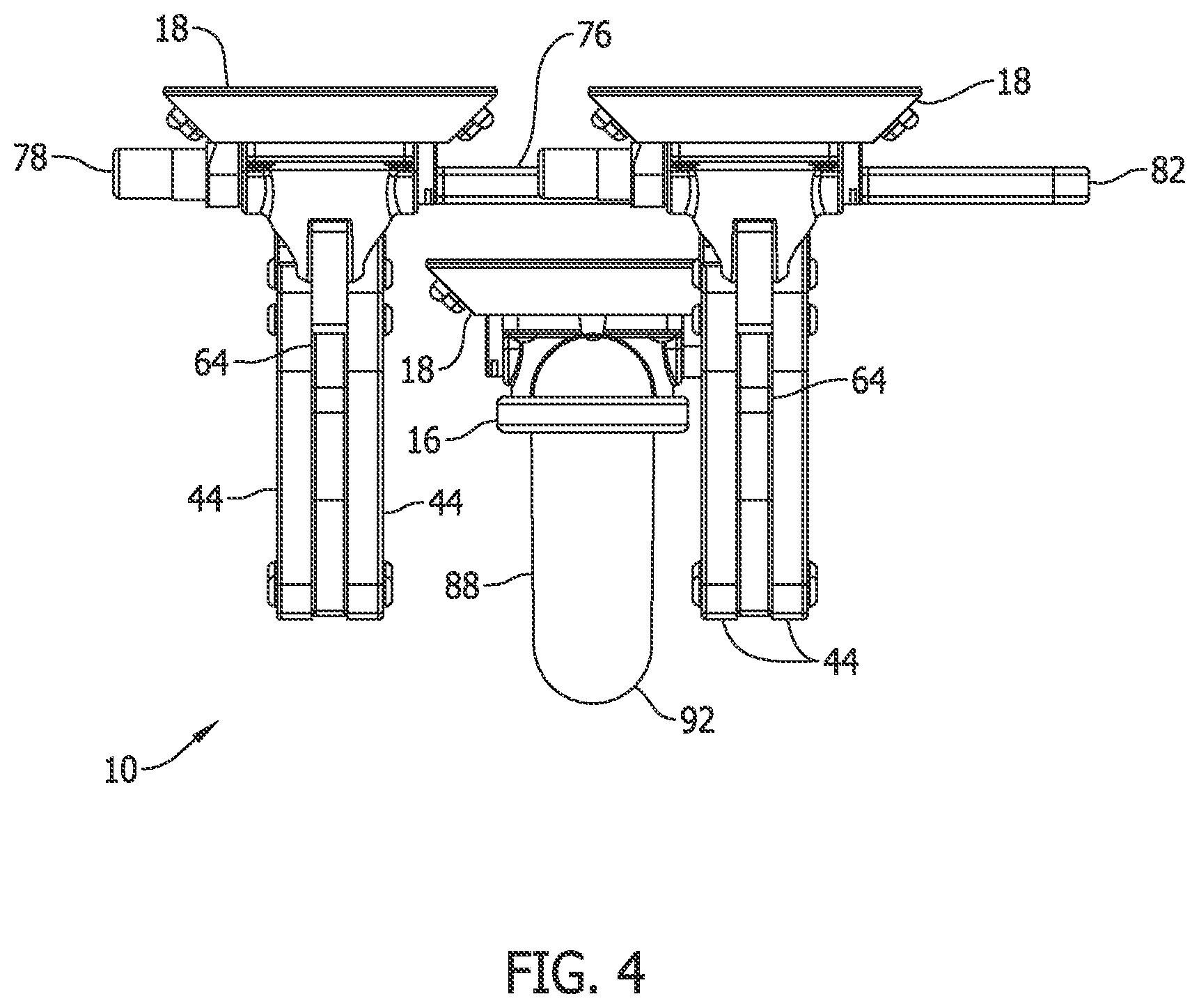 Patent US12617349 Figure 3 – Transport rack assembly
