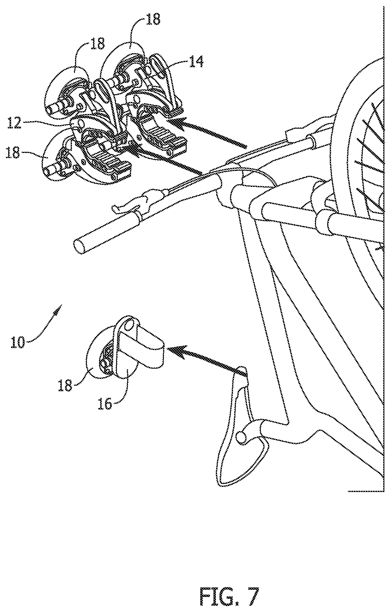 Patent US12617349 Figure 6 – Transport rack assembly