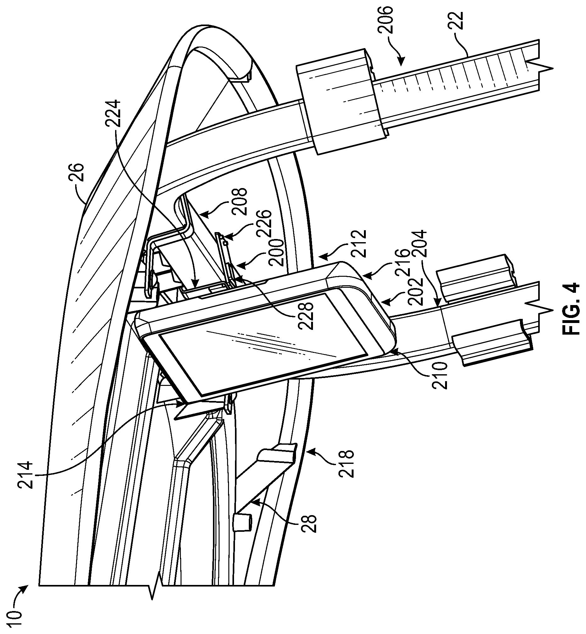 Patent US12617353 Figure 4 – Message holder