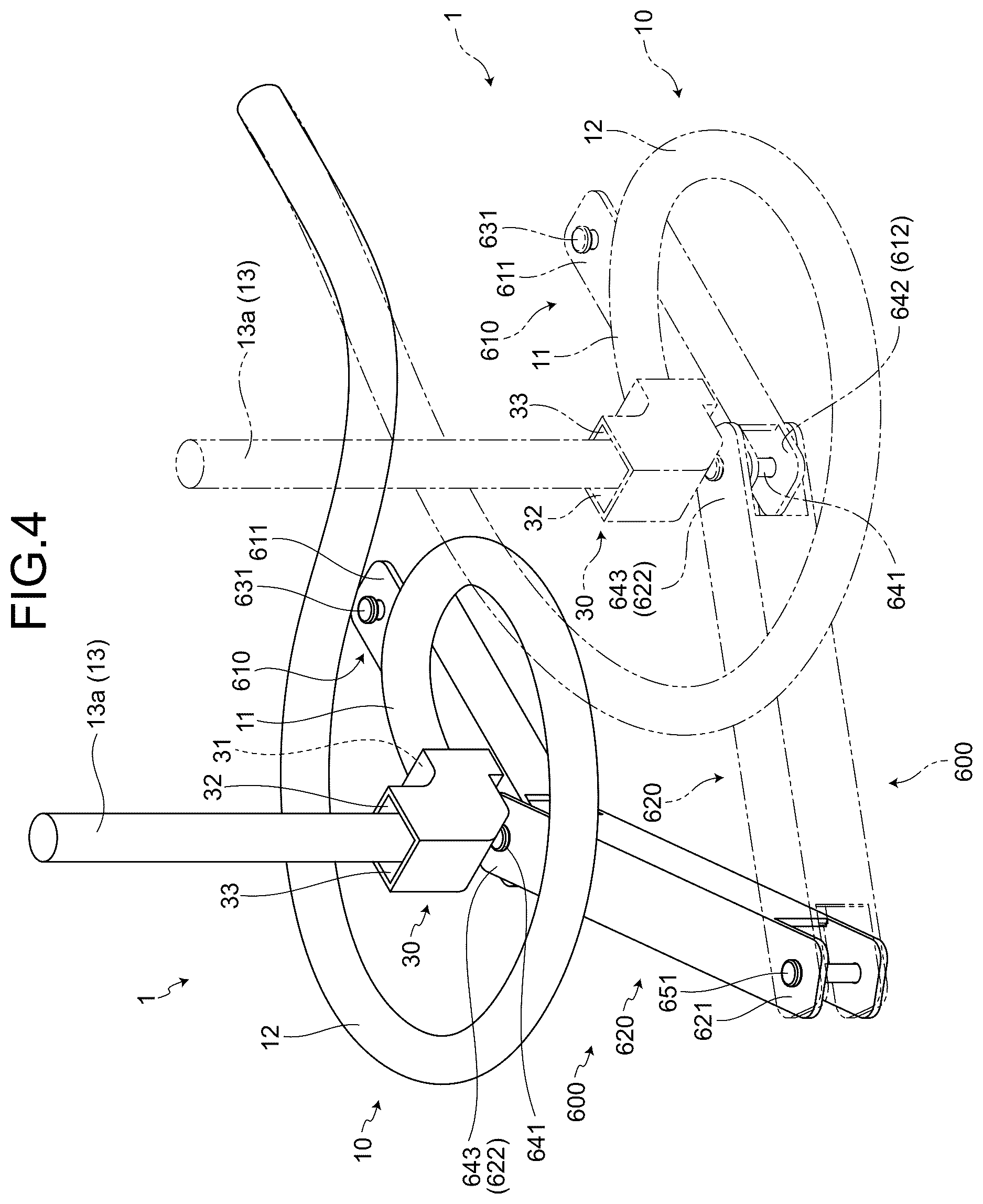 Patent US12617355 Figure 4 – Wire harness