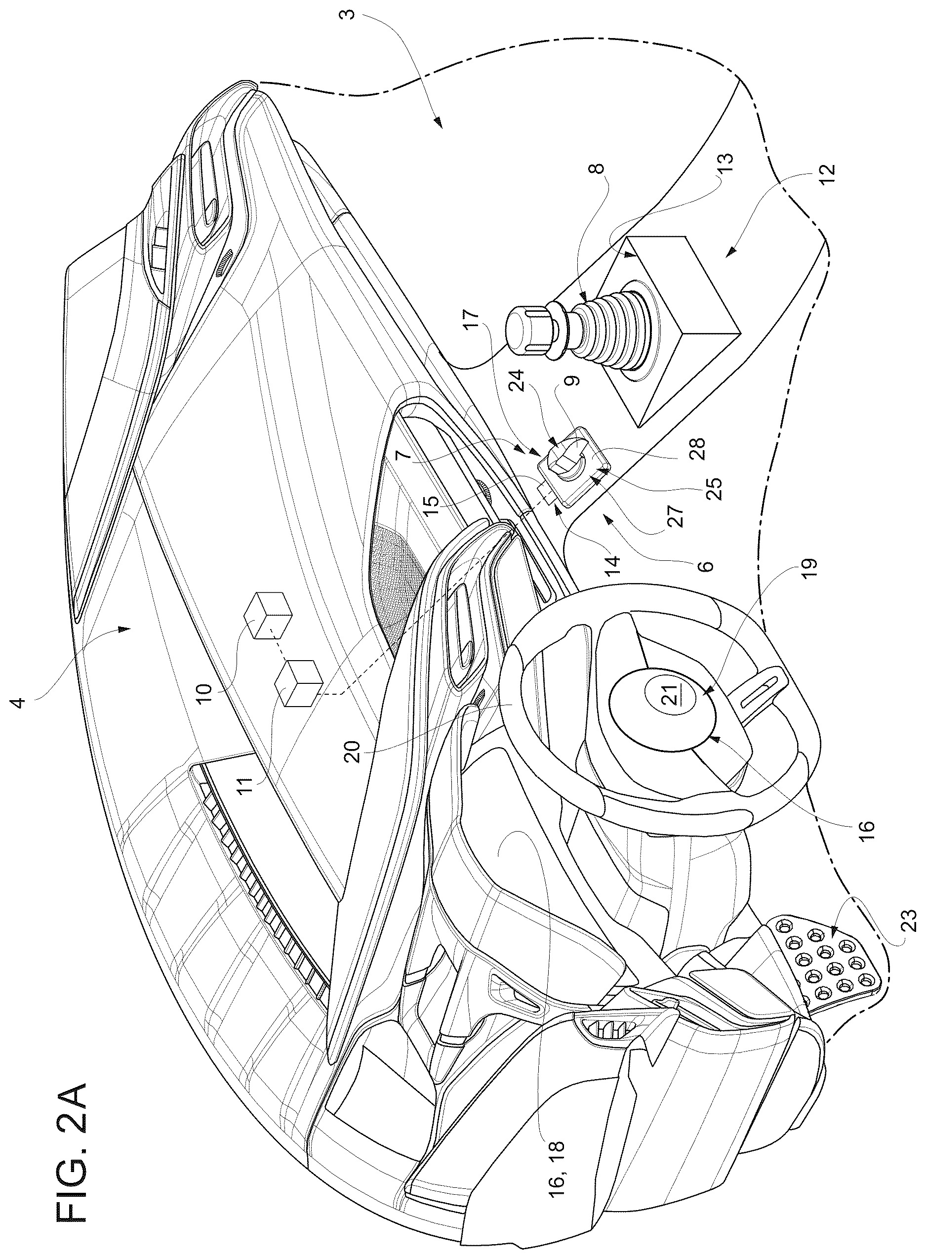 Patent US12617357 Figure 3 – Luminous device for turning on a road vehicle and relative road vehicle