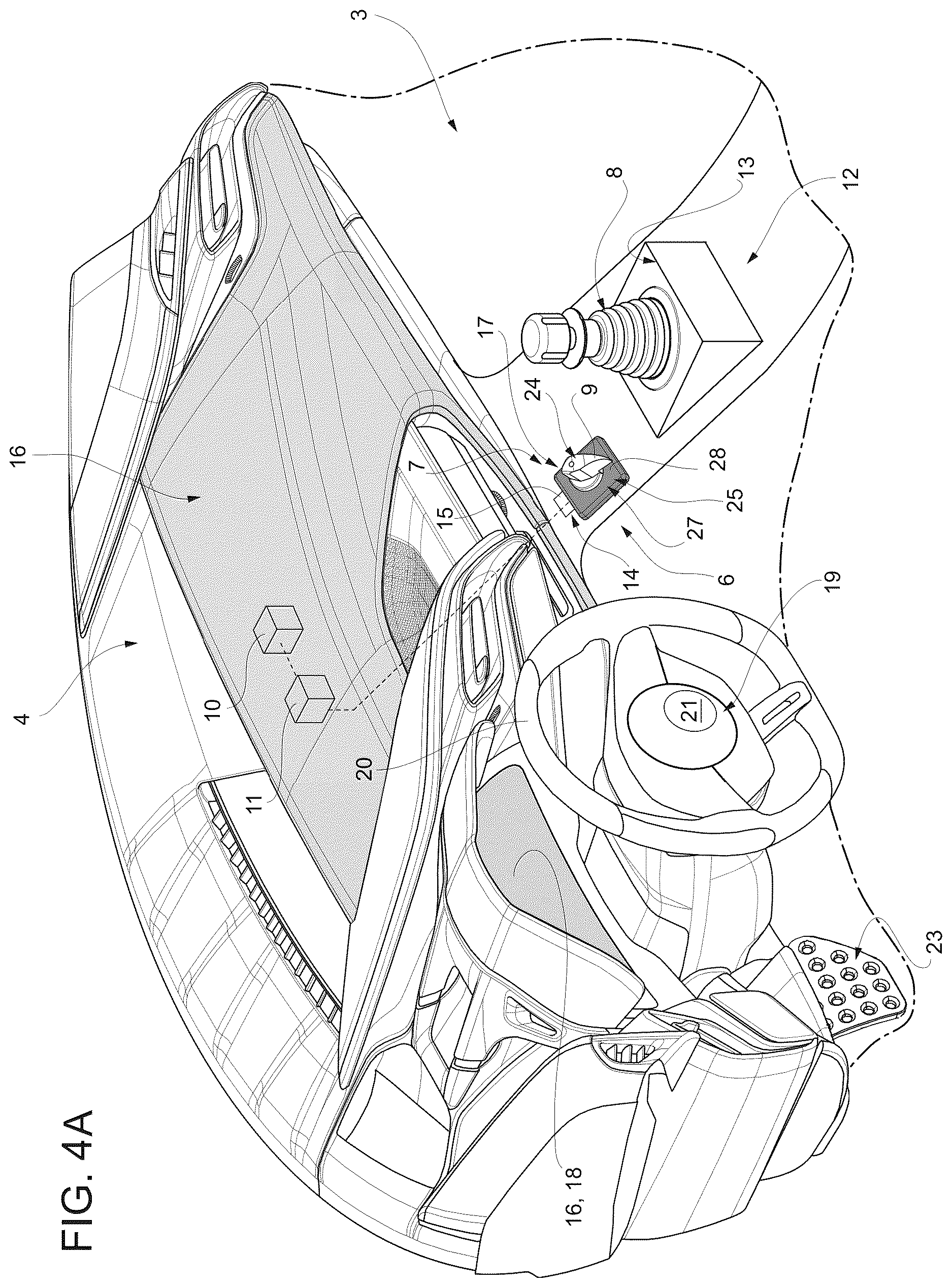Patent US12617357 Figure 9 – Luminous device for turning on a road vehicle and relative road vehicle