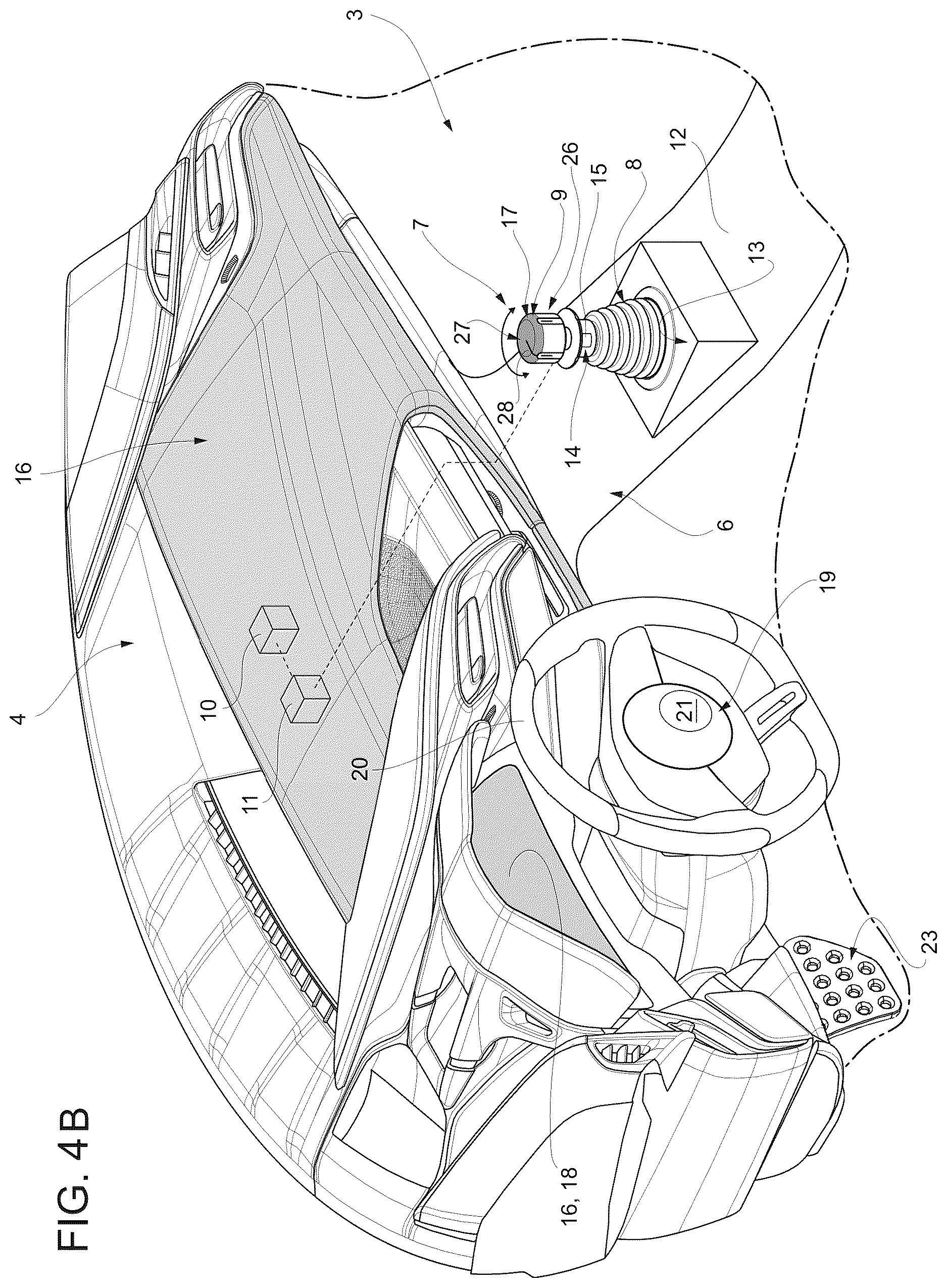 Patent US12617357 Figure 10 – Luminous device for turning on a road vehicle and relative road vehicle