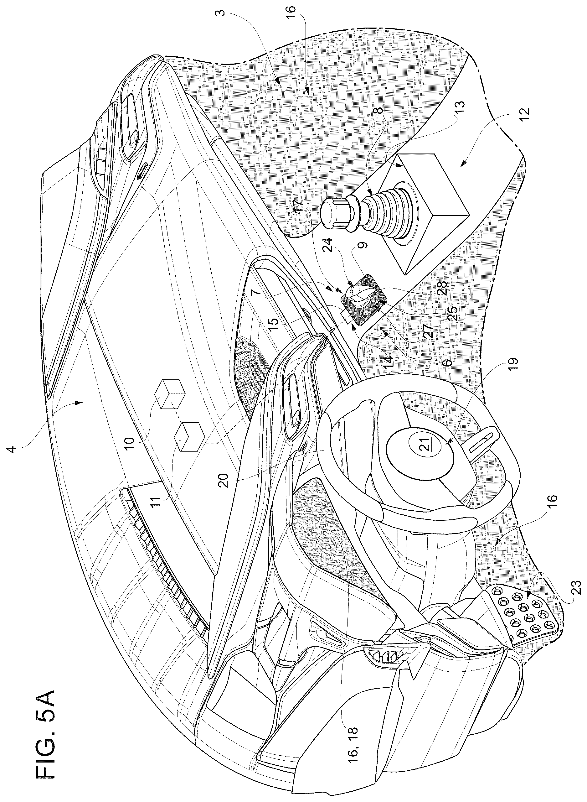 Patent US12617357 Figure 12 – Luminous device for turning on a road vehicle and relative road vehicle