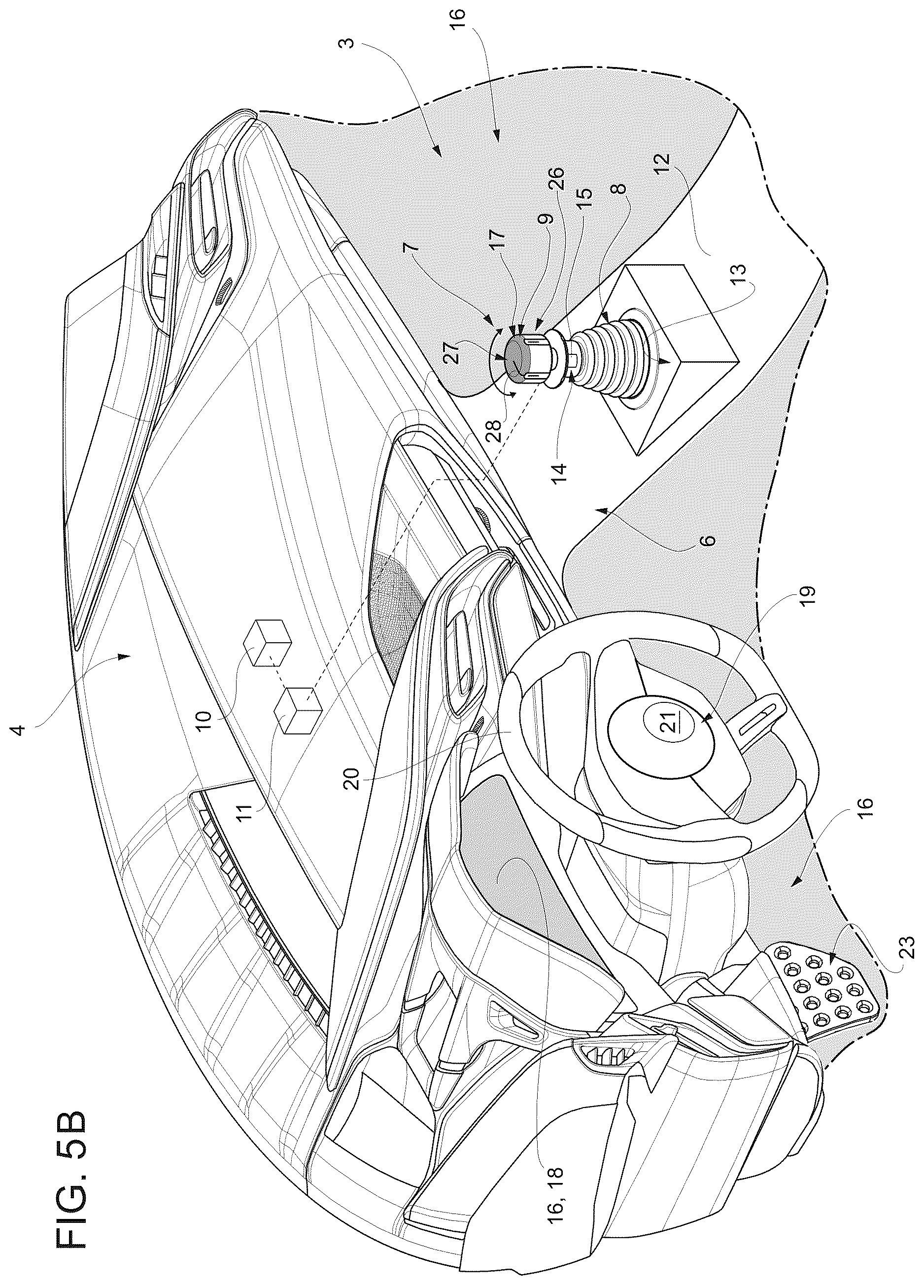 Patent US12617357 Figure 13 – Luminous device for turning on a road vehicle and relative road vehicle