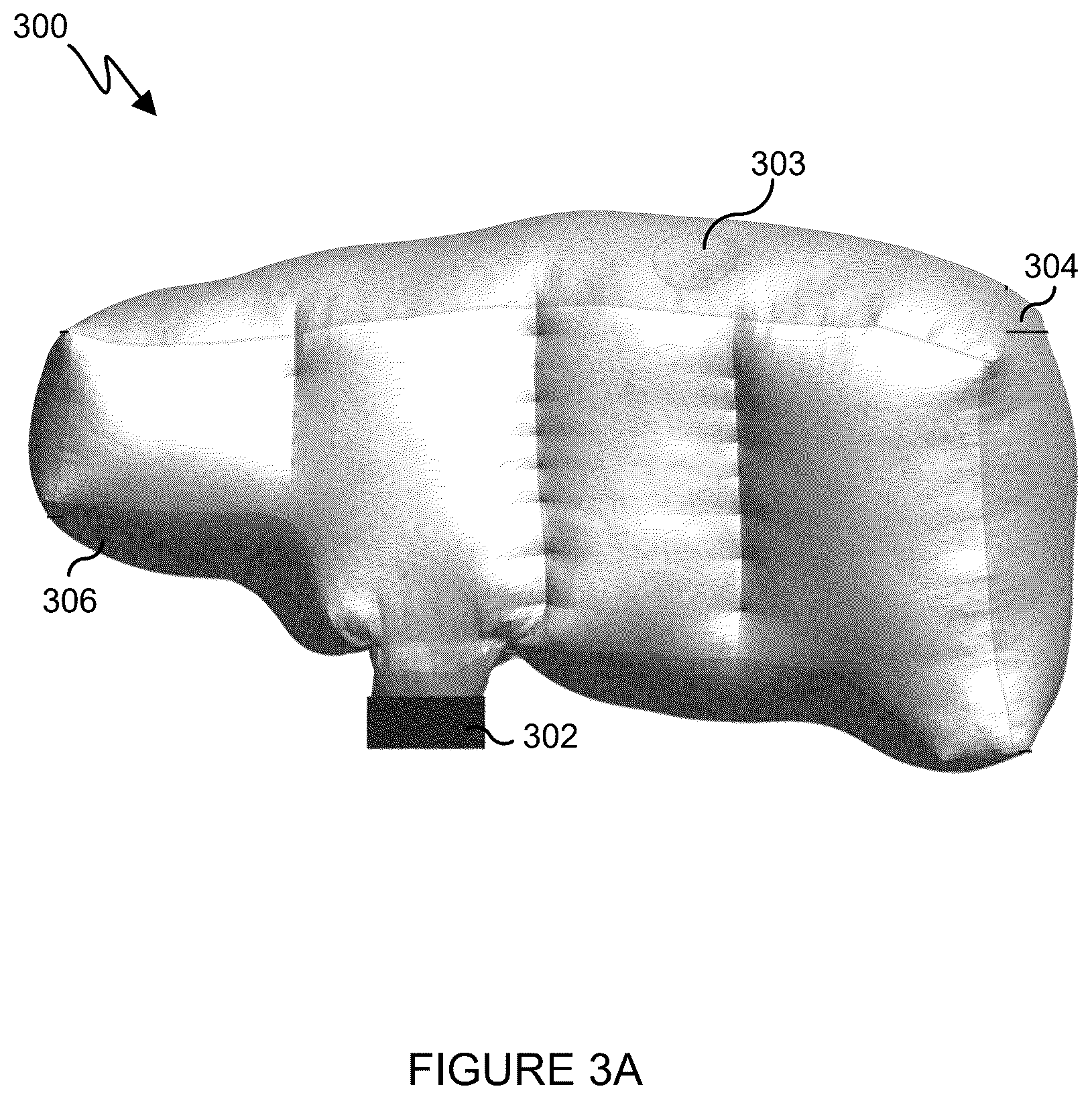 Patent US12617366 Figure 3 – Horizontally inflating passenger front air bag system