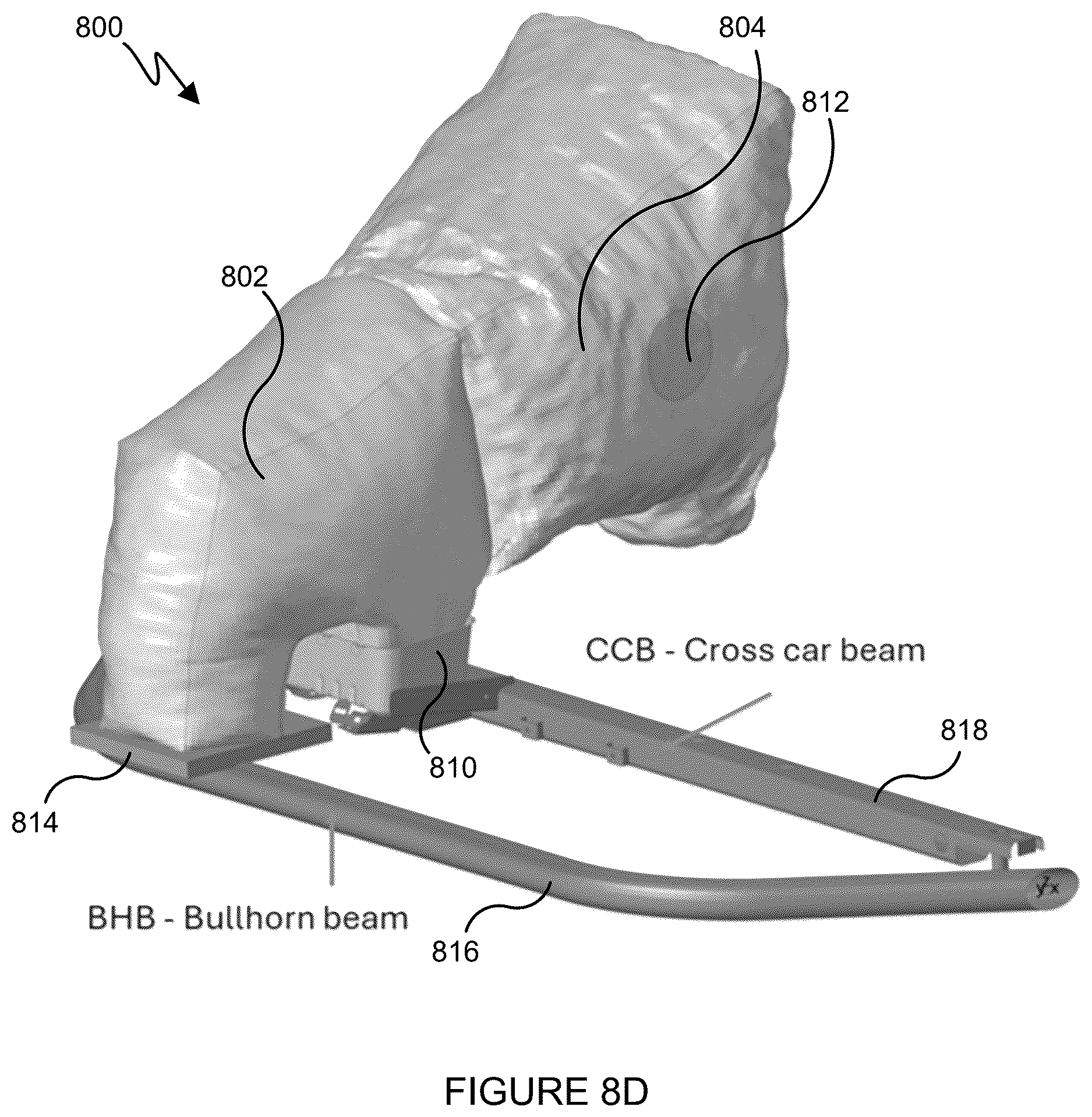 Patent US12617366 Figure 15 – Horizontally inflating passenger front air bag system