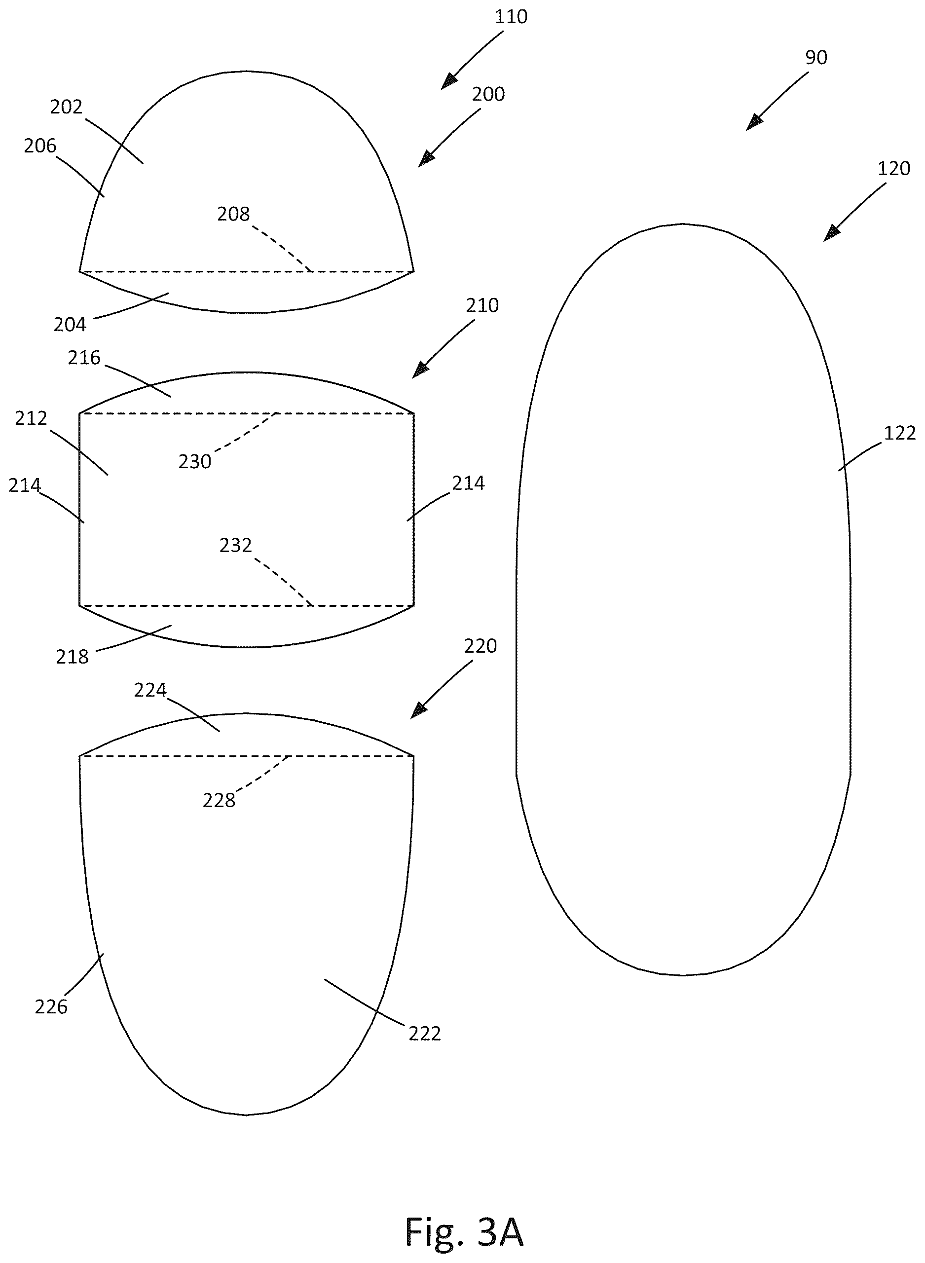 Patent US12617367 Figure 3 – Pleated airbag construction