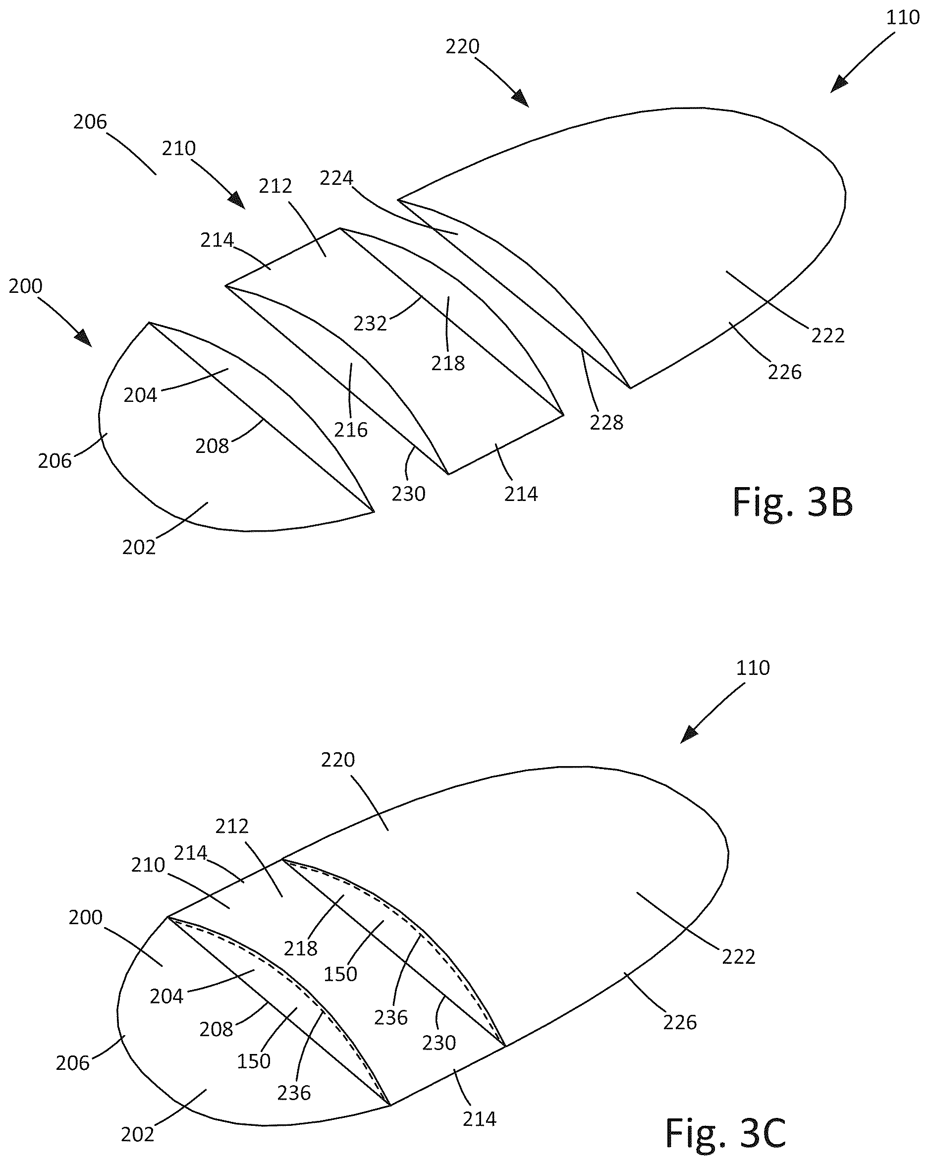 Patent US12617367 Figure 4 – Pleated airbag construction