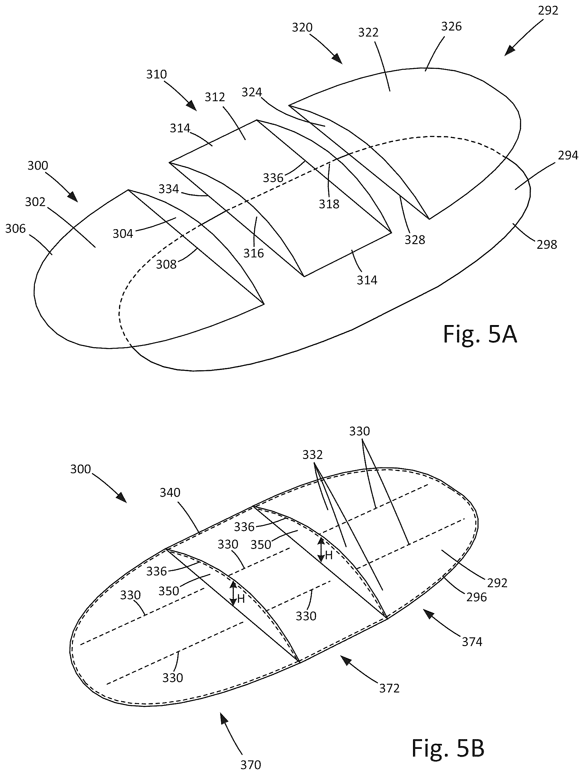Patent US12617367 Figure 7 – Pleated airbag construction