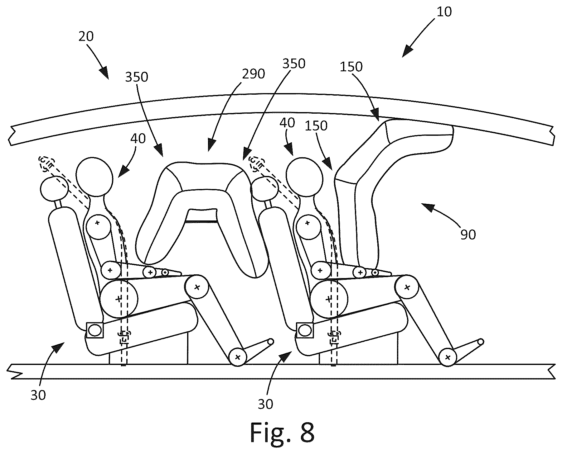 Patent US12617367 Figure 11 – Pleated airbag construction