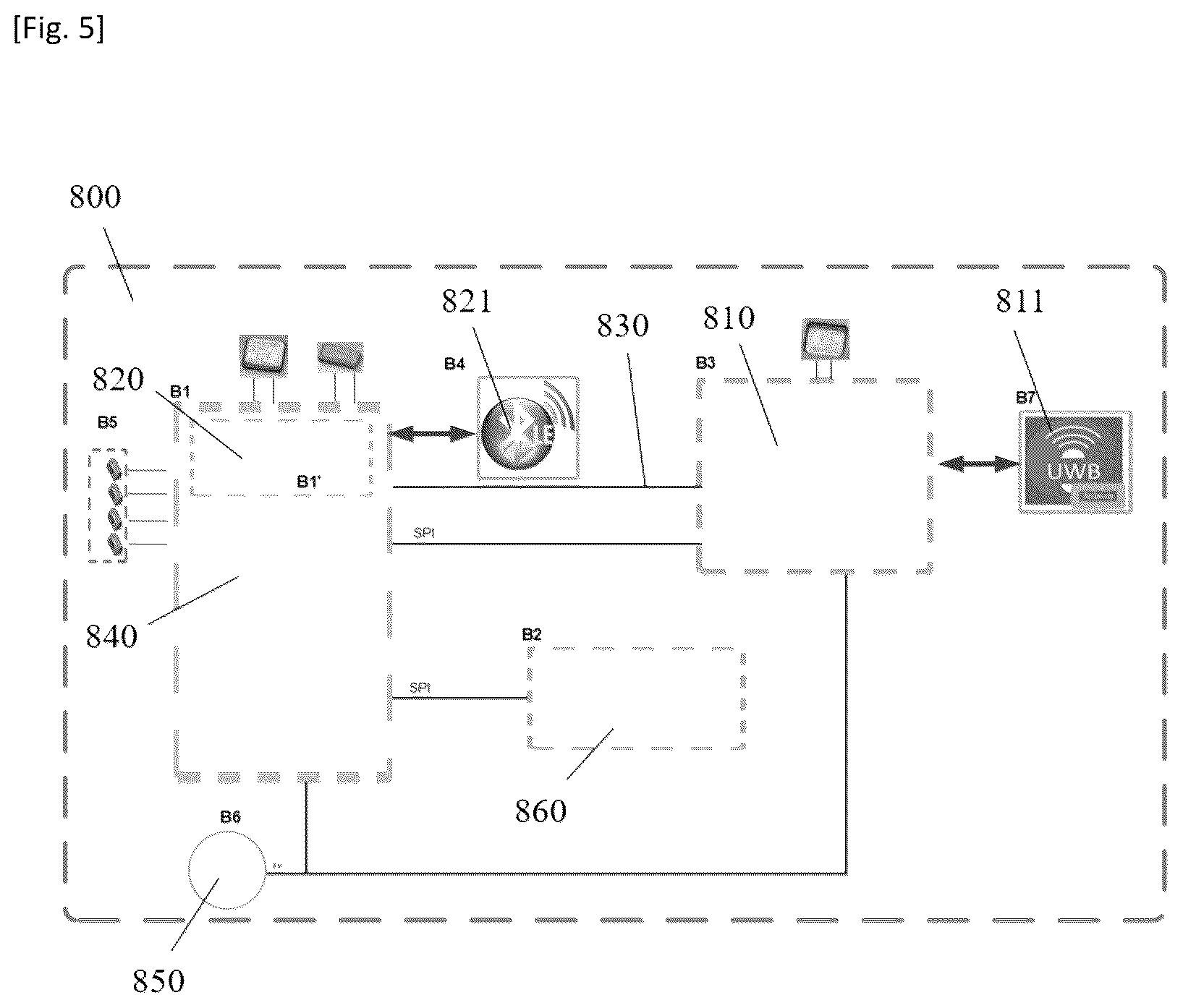 Patent US12617373 Figure 5 – Initiating UWB communication between vehicle system and portable identifier