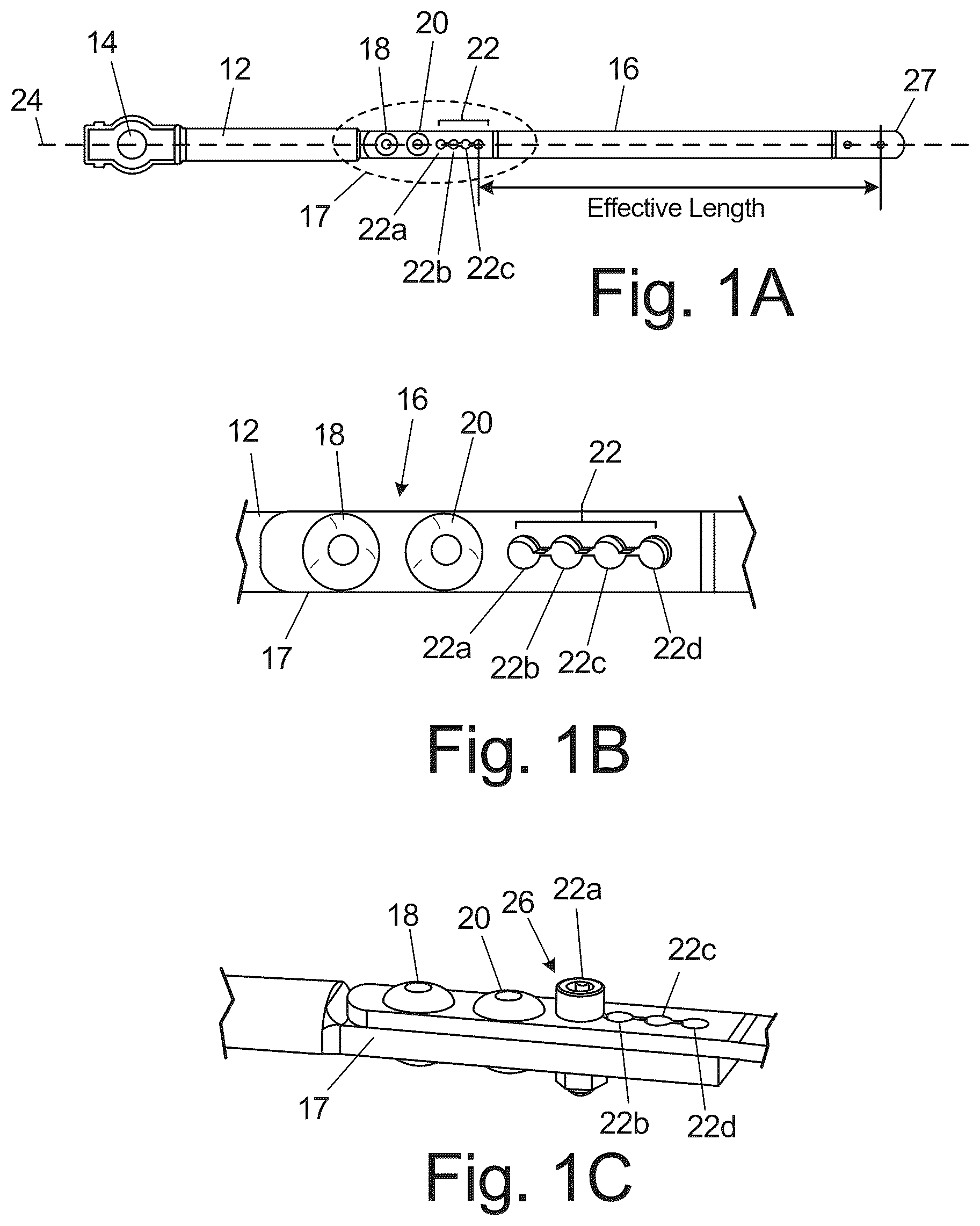 Patent US12617374 Figure 1 – Adjustable blade load mechanism for cantilever beam wiper arm assembly