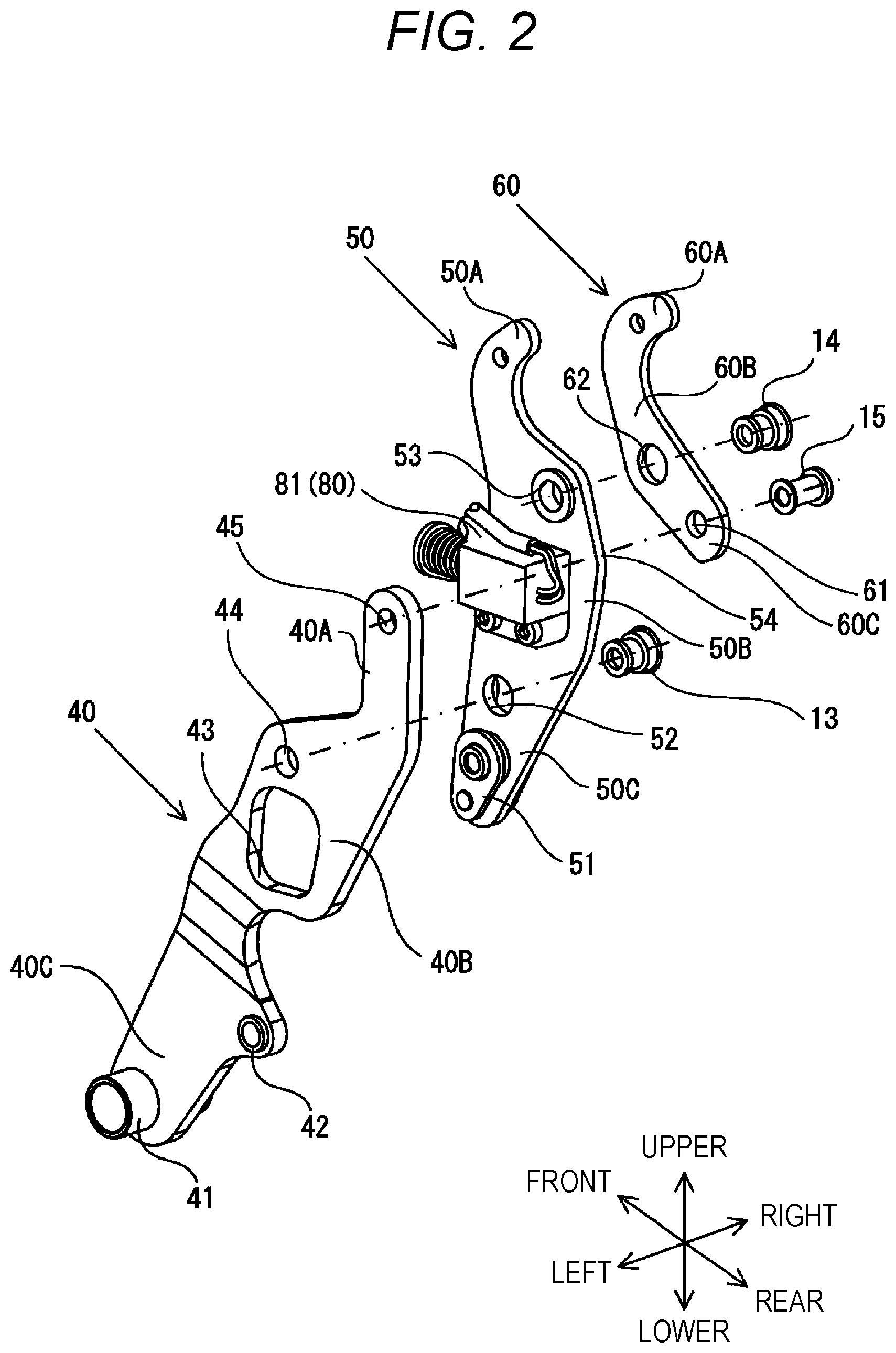 Patent US12617375 Figure 2 – Operation pedal device for vehicle