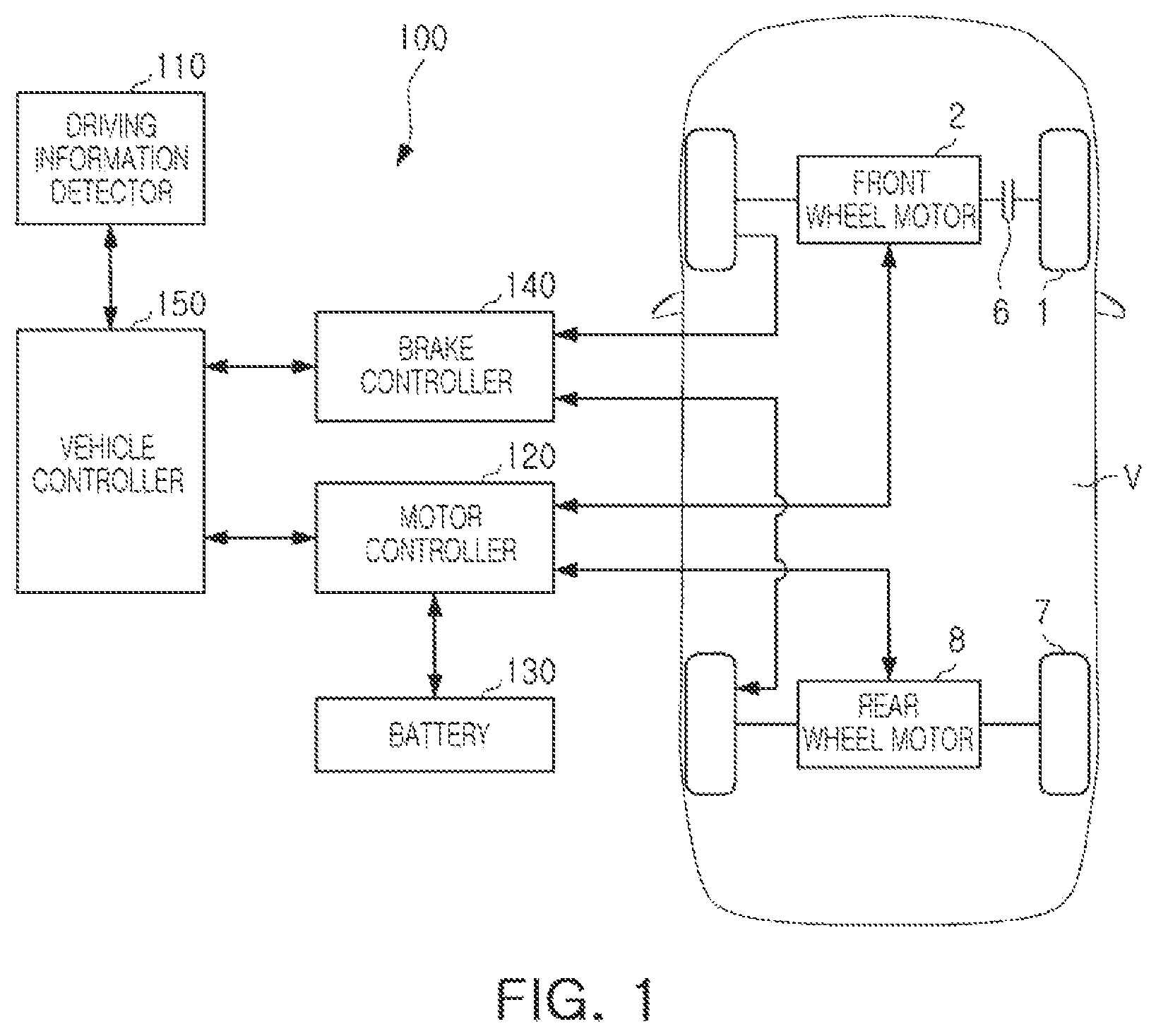 Patent US12617380 Figure 1 – Braking control device and braking control method