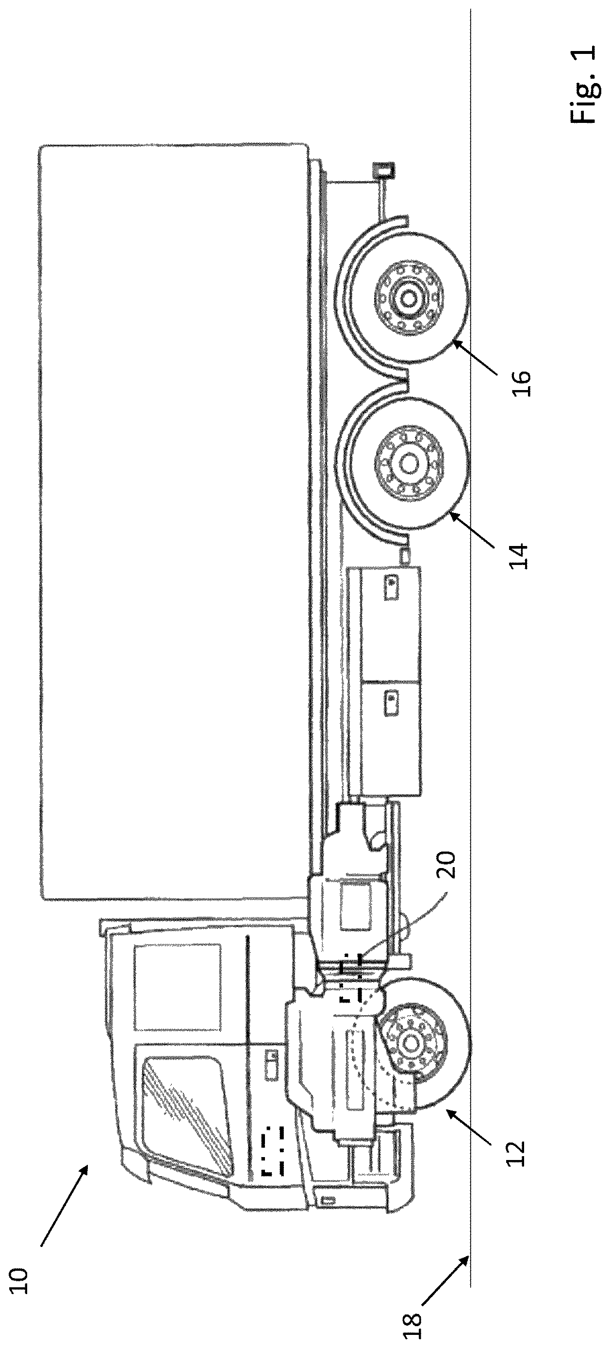 Patent US12617386 Figure 1 – Control system for controlling a retardation of a vehicle
