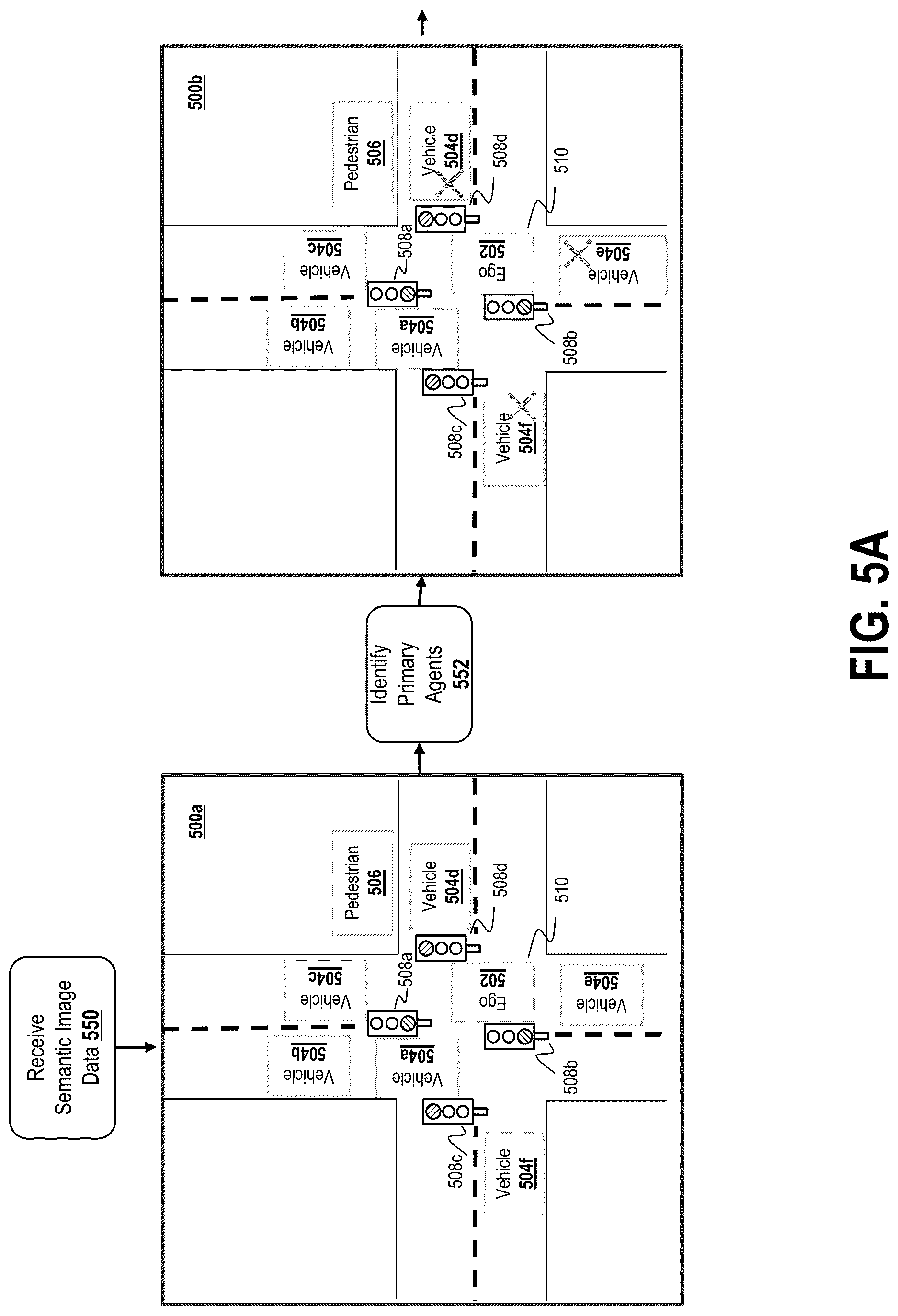Patent US12617390 Figure 8 – Path generation based on predicted actions