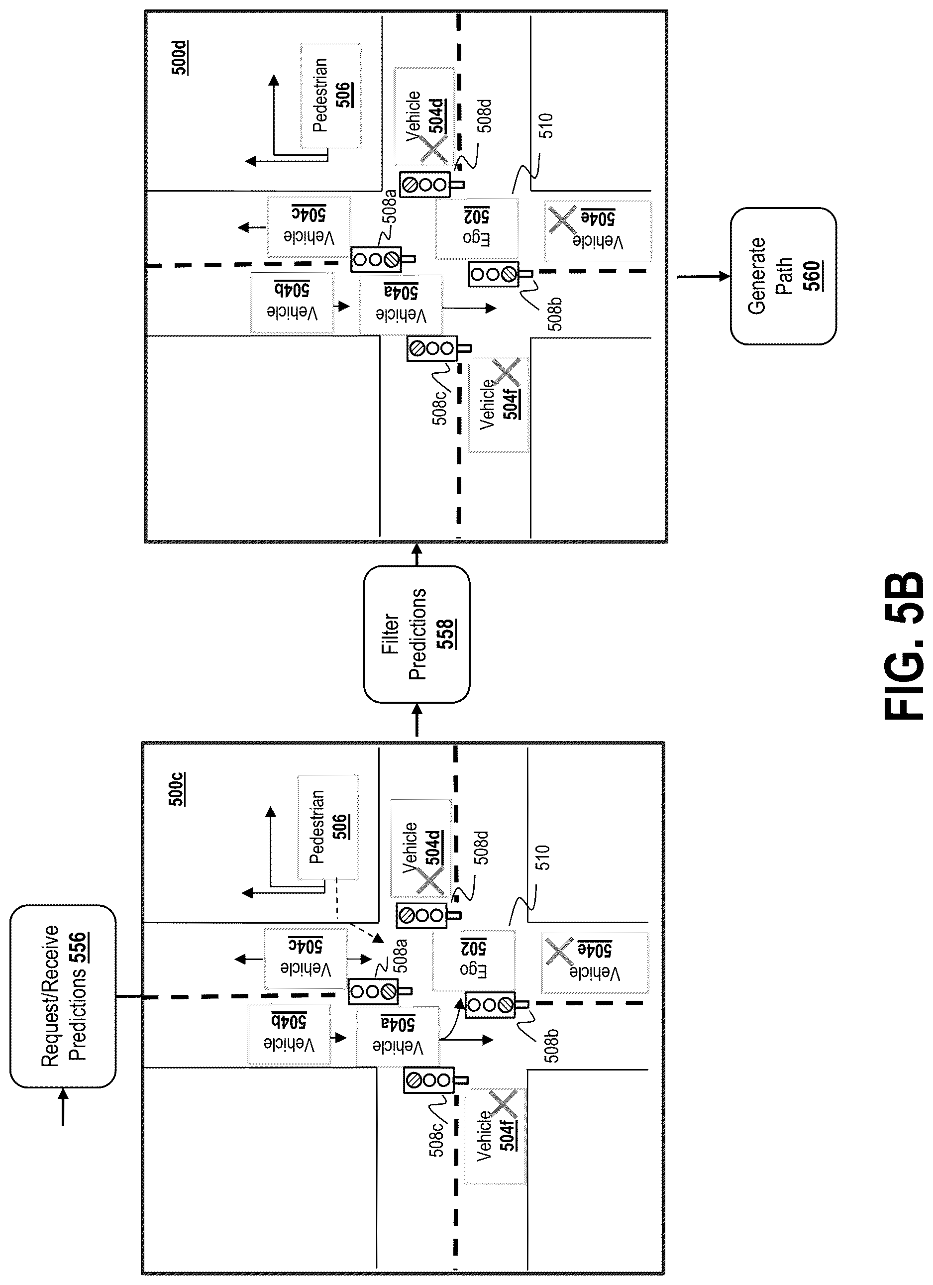 Patent US12617390 Figure 9 – Path generation based on predicted actions