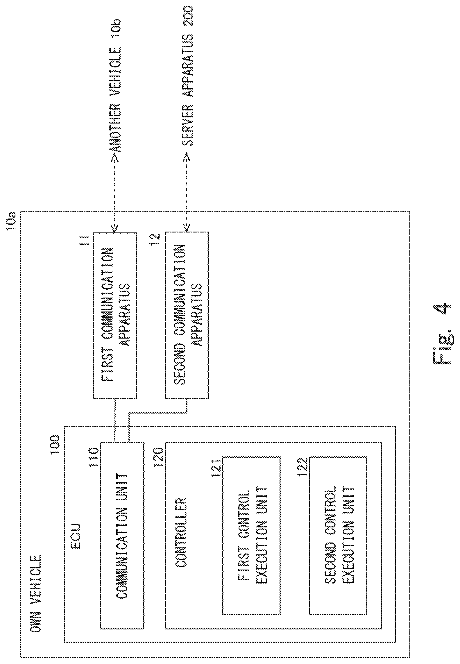 Patent US12617394 Figure 4 – Information processing apparatus, vehicle, and non-transitory storage medium