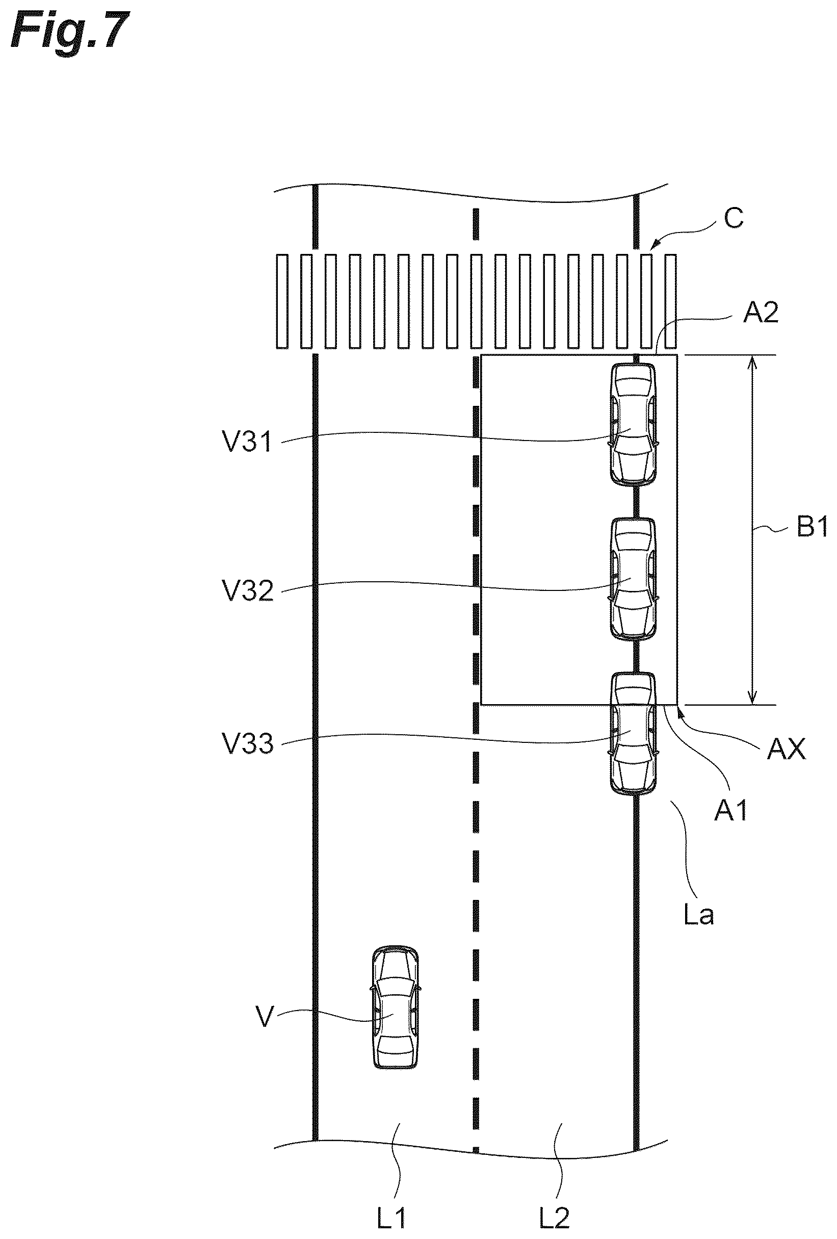 Patent US12617395 Figure 7 – Driving assistance apparatus