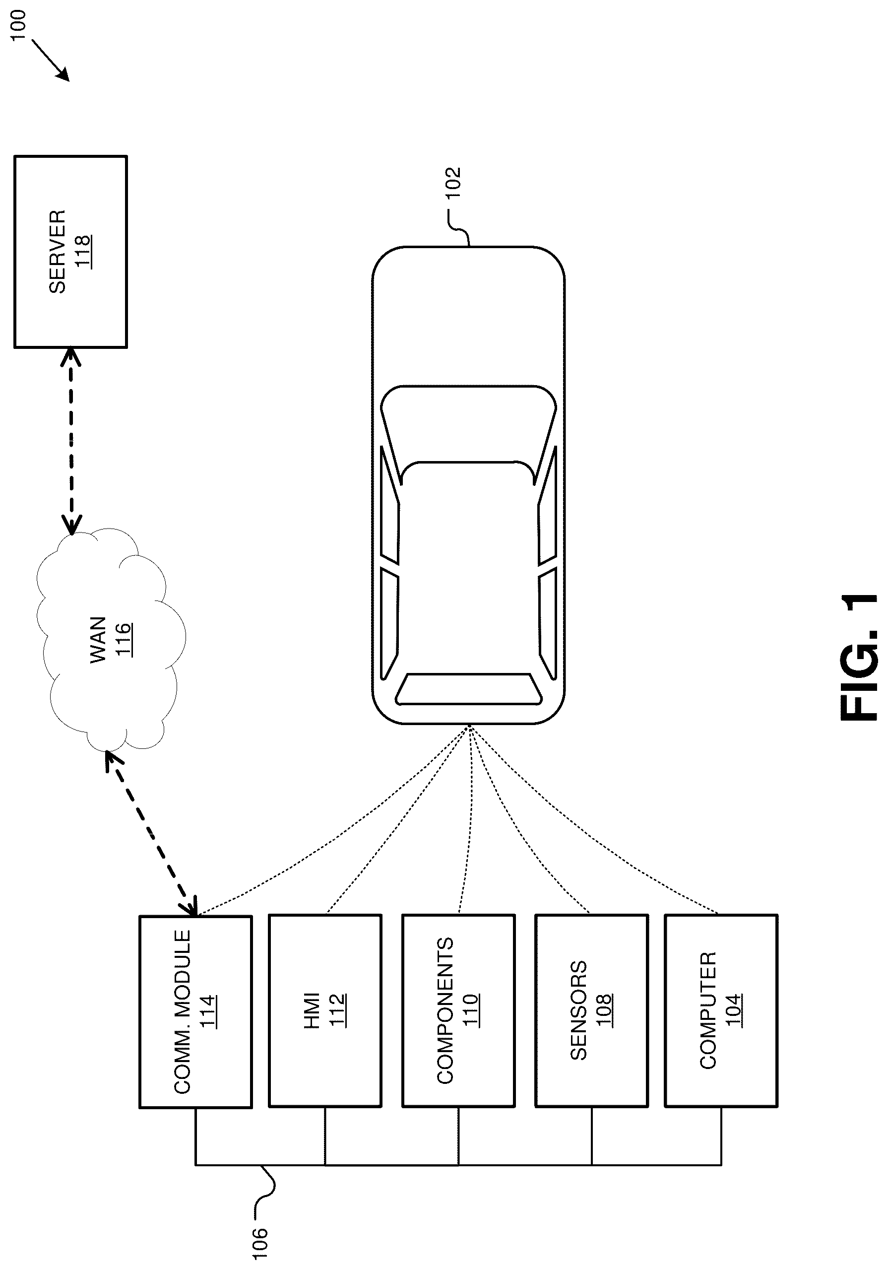 Patent US12617398 Figure 1 – Vehicle deceleration control