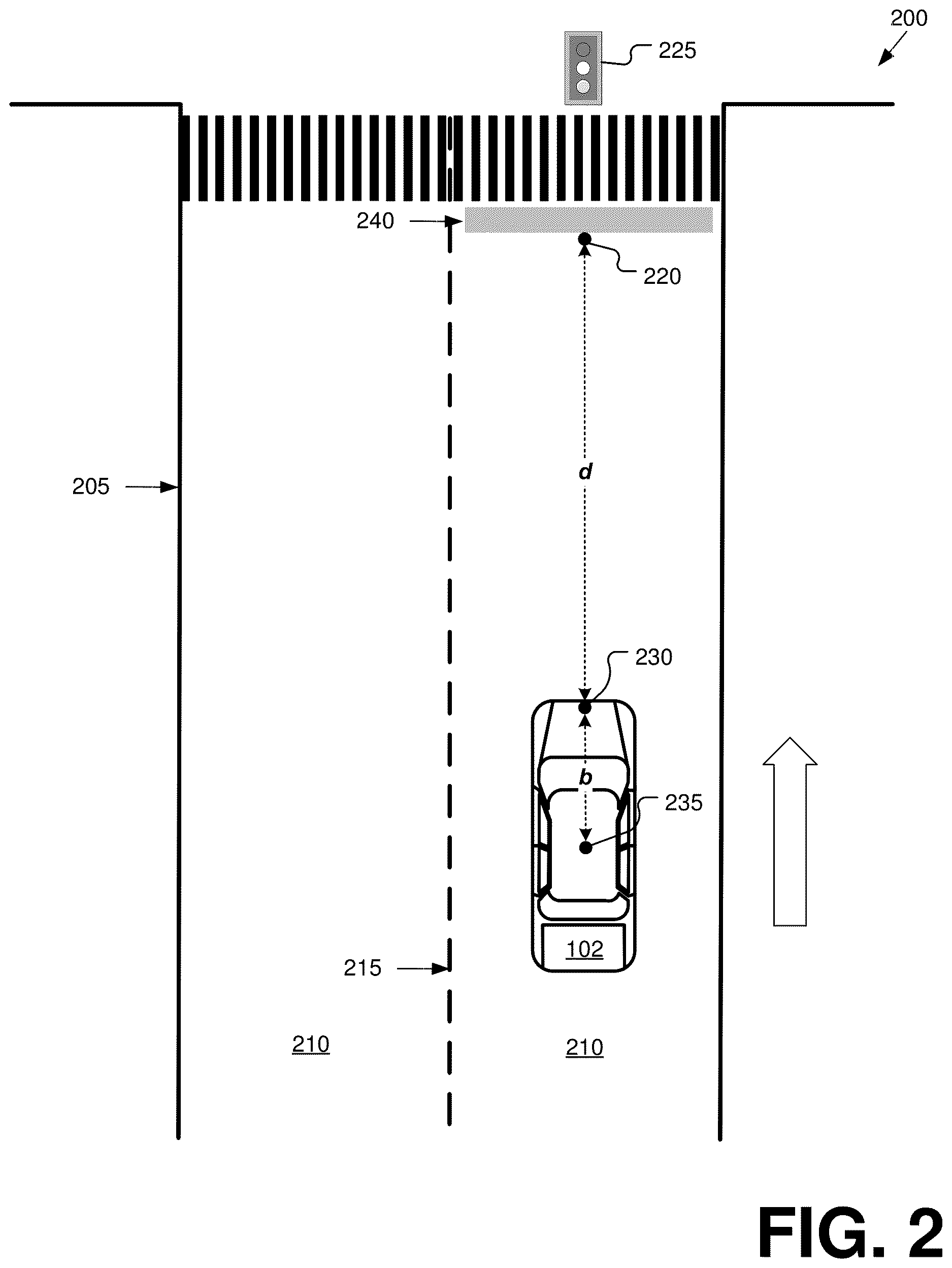 Patent US12617398 Figure 2 – Vehicle deceleration control