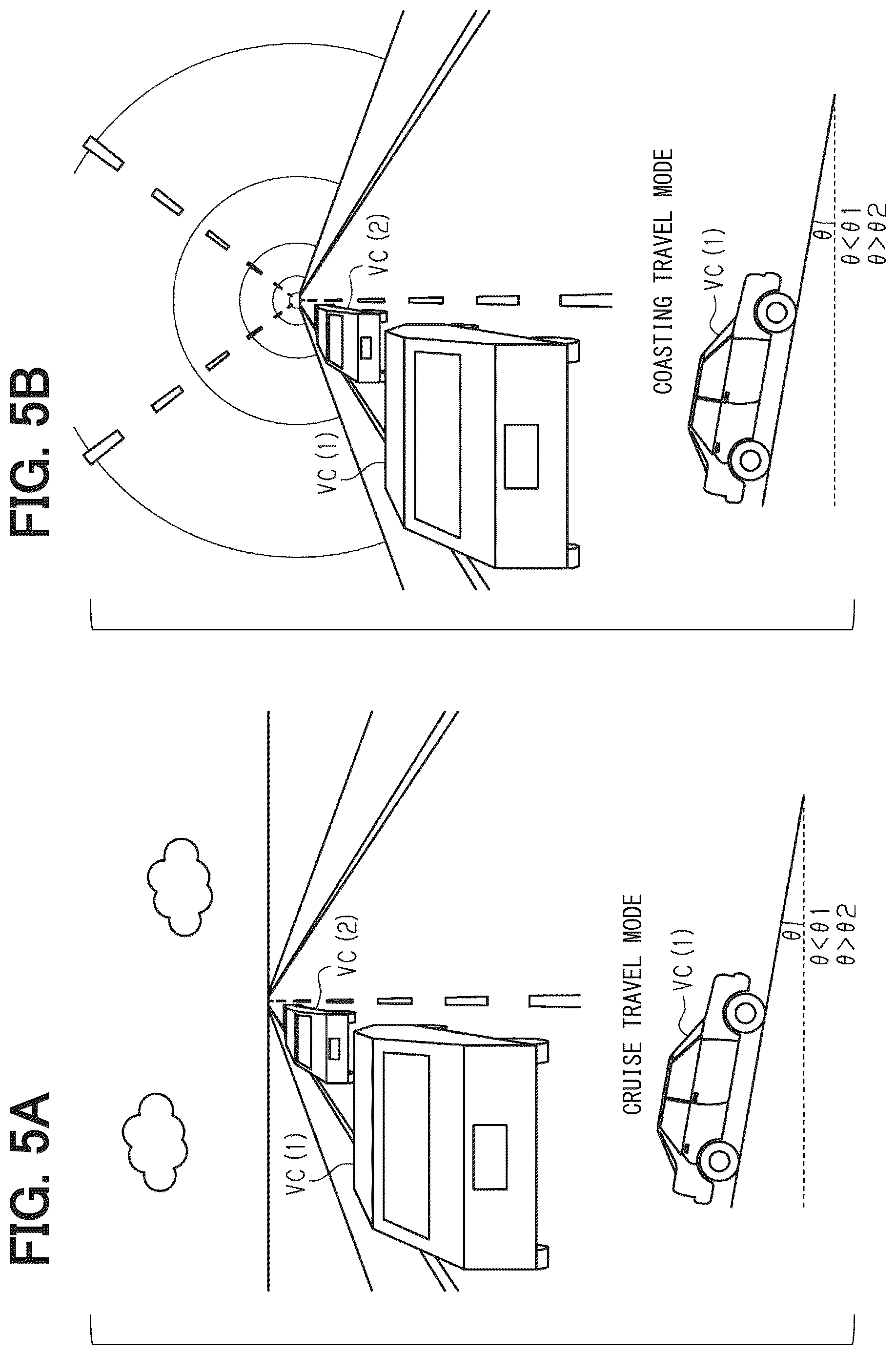 Patent US12617406 Figure 5 – Travel control device, travel control method, and storage medium storing travel control program